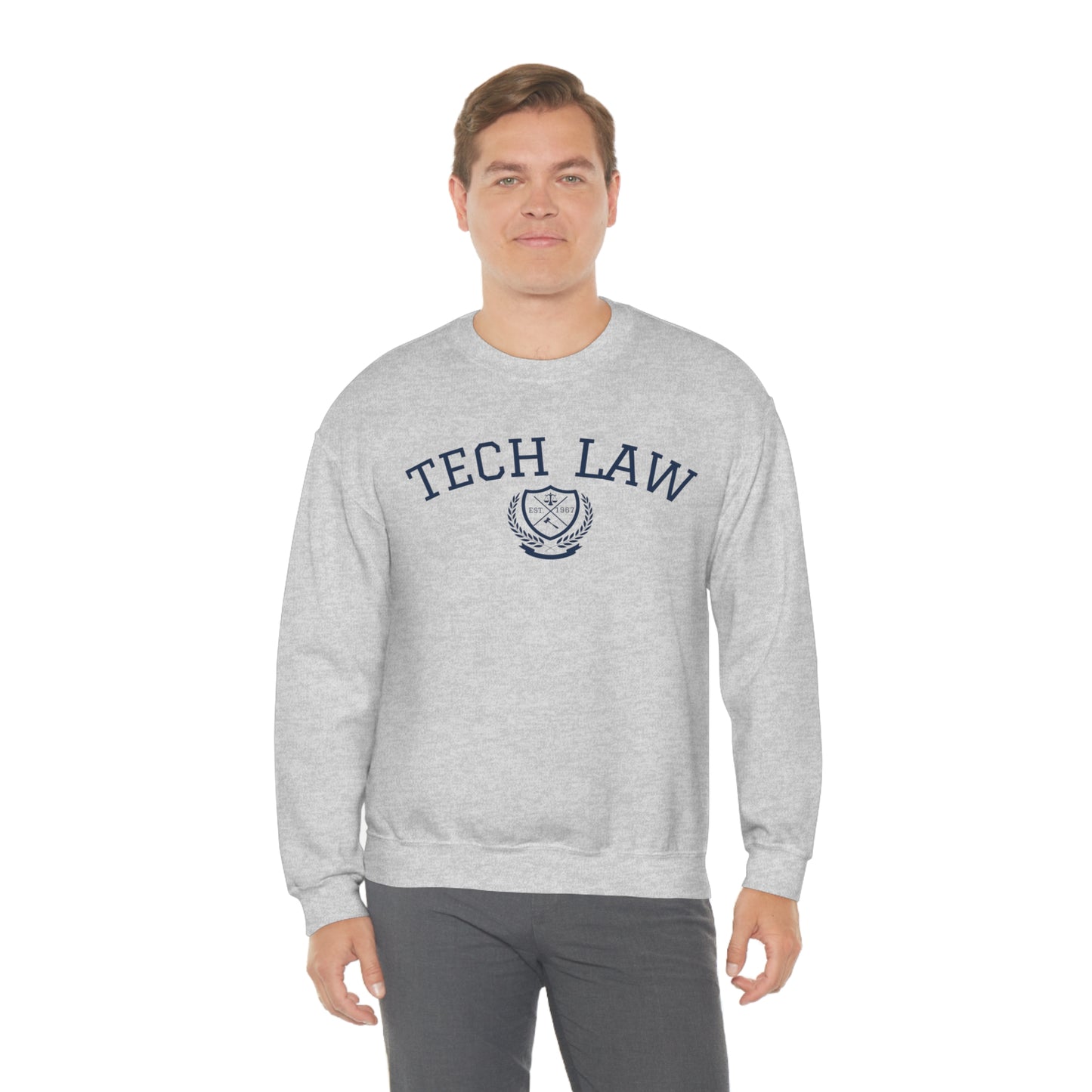 Tech Law Unisex Heavy Blend Crewneck Sweatshirt