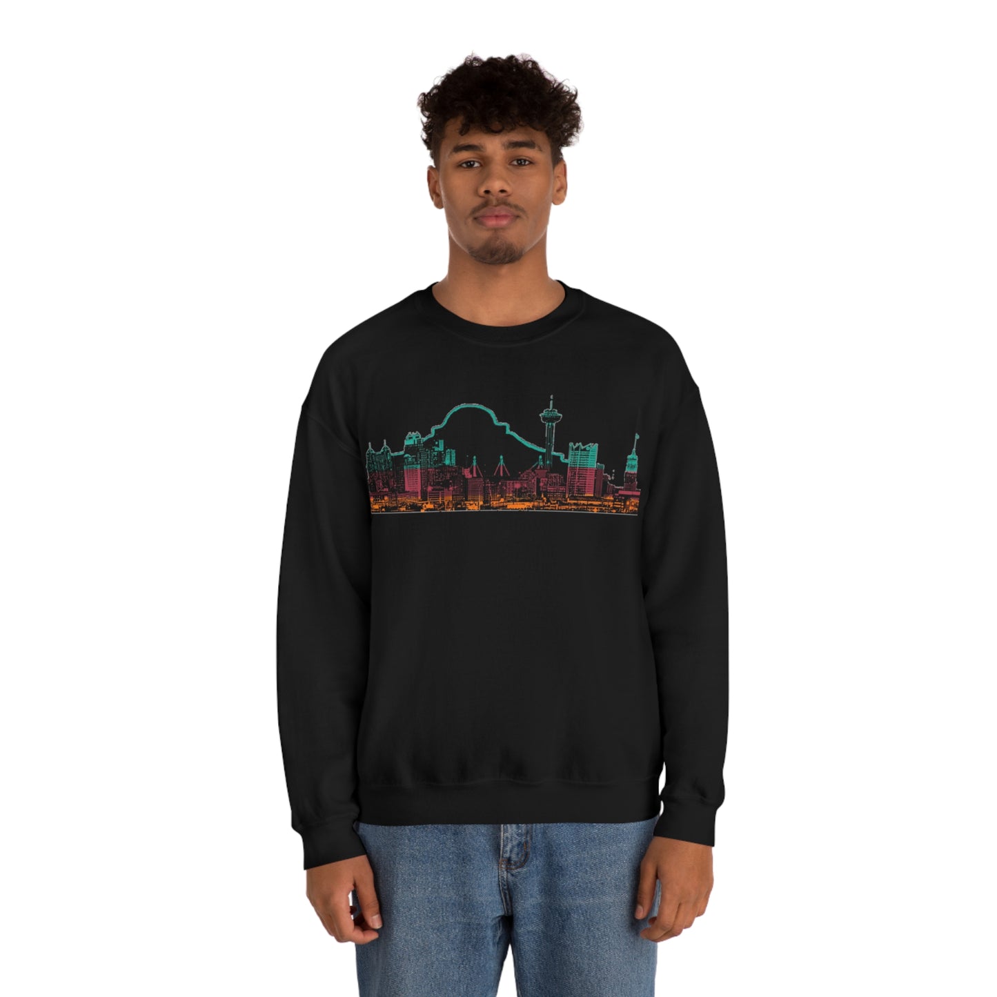 San Antonio Spurs Basketball Unisex Heavy Blend Crewneck Sweatshirt