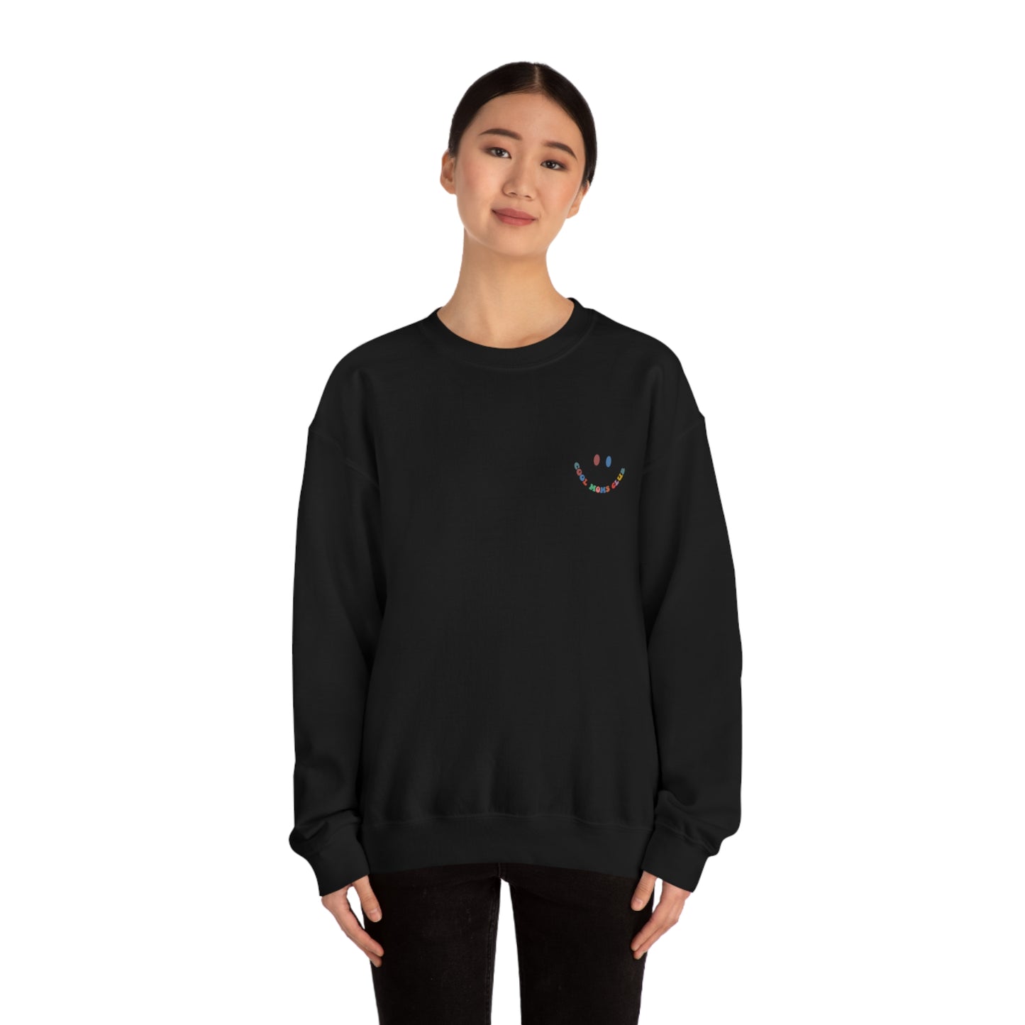 Cool Moms Club Unisex DryBlend® Crewneck Sweatshirt Front/Back Print