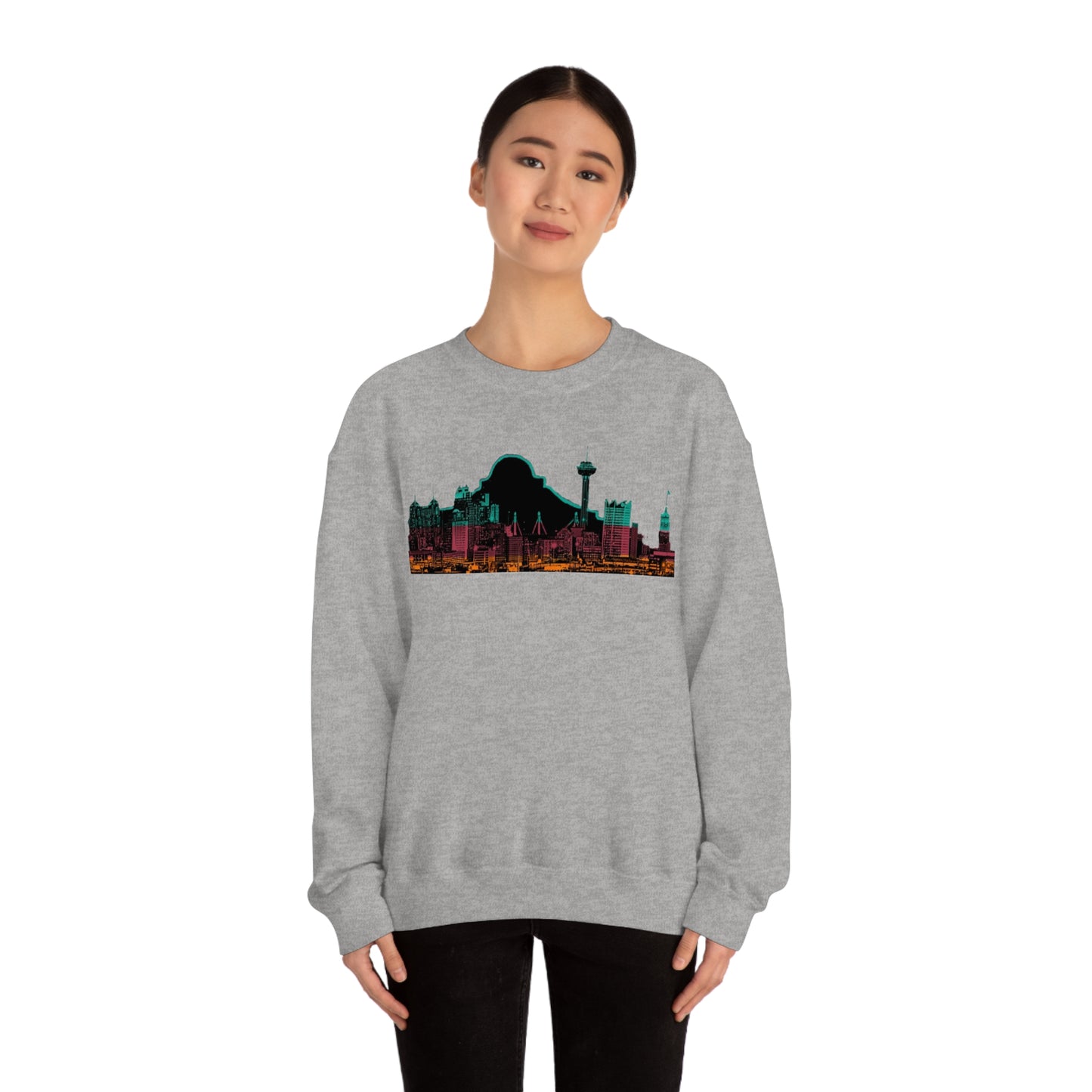 San Antonio Spurs Basketball Unisex Heavy Blend Crewneck Sweatshirt