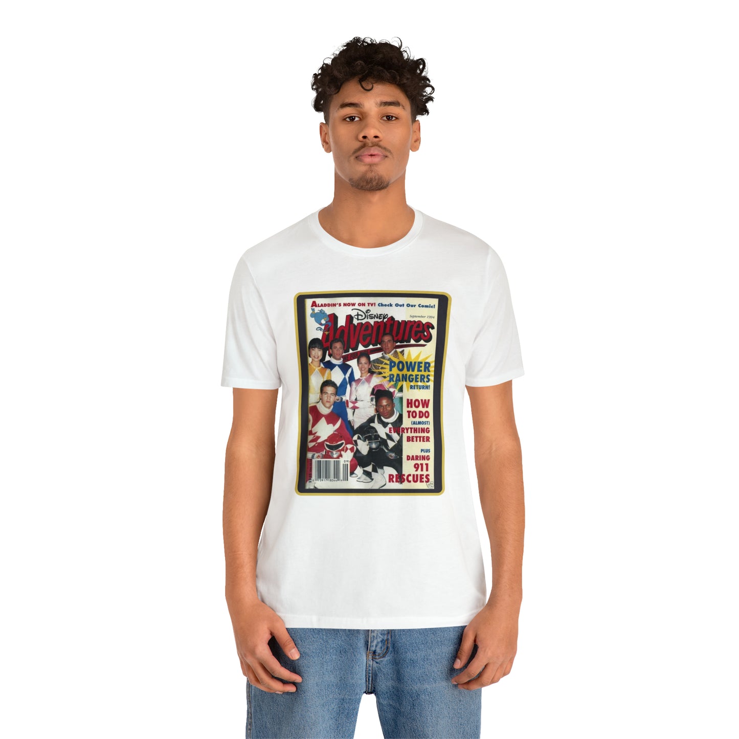 90s Throwback Power Rangers Unisex Jersey Short Sleeve Tee