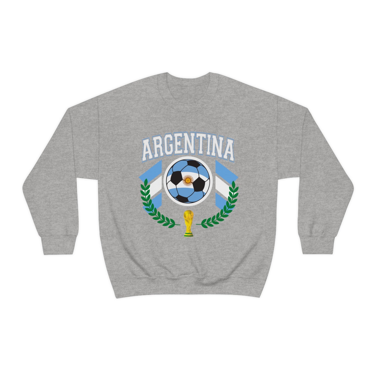 Argentina World Cup Soccer Unisex Heavy Blend Crewneck Sweatshirt