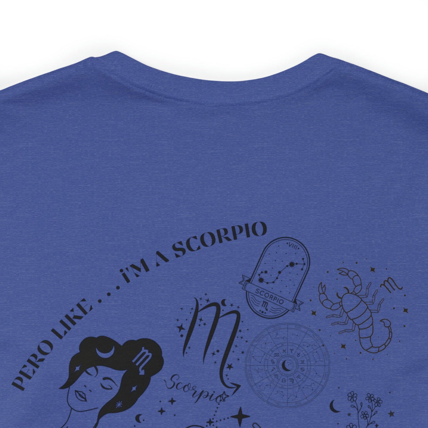 Zodiac Scorpio - Astrology Unisex Jersey Short Sleeve Tee Front/Back Print