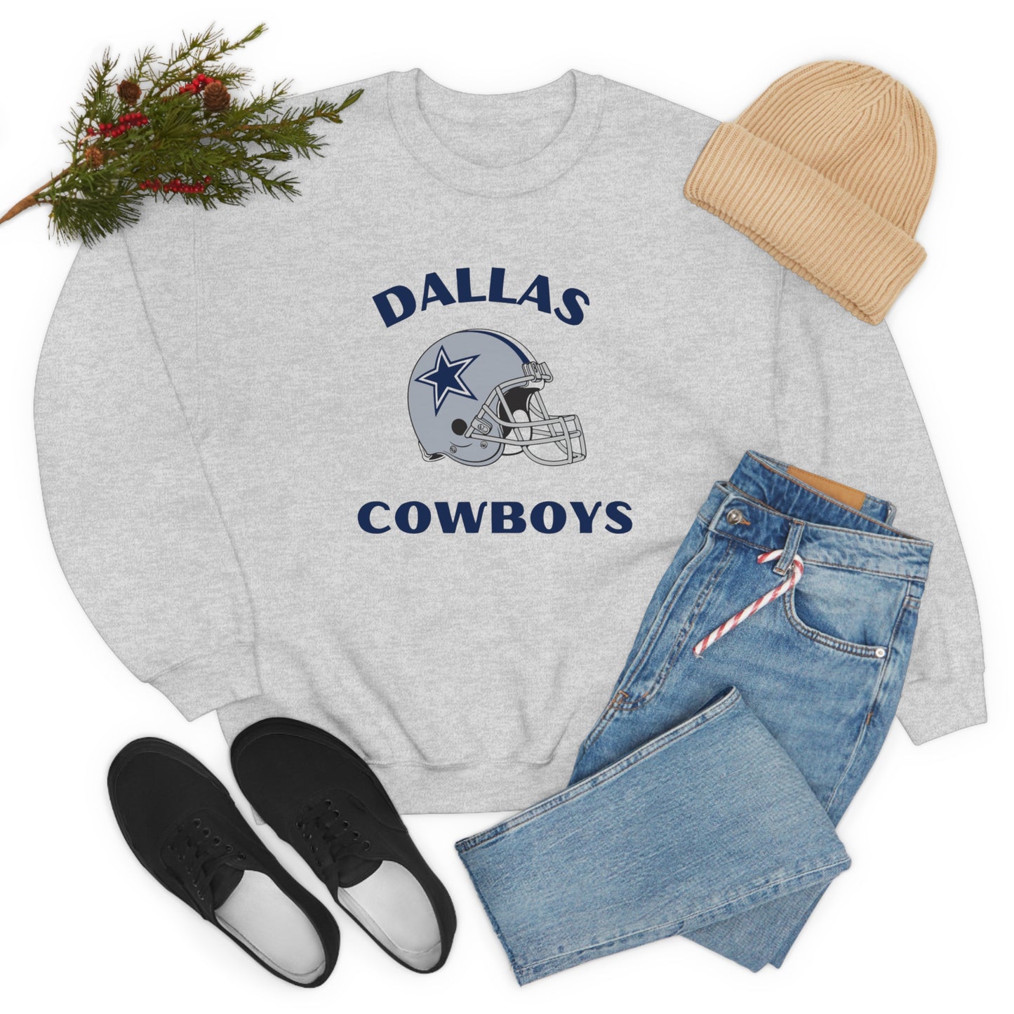 Dallas Cowboys Football Unisex Heavy Blend Crewneck Sweatshirt