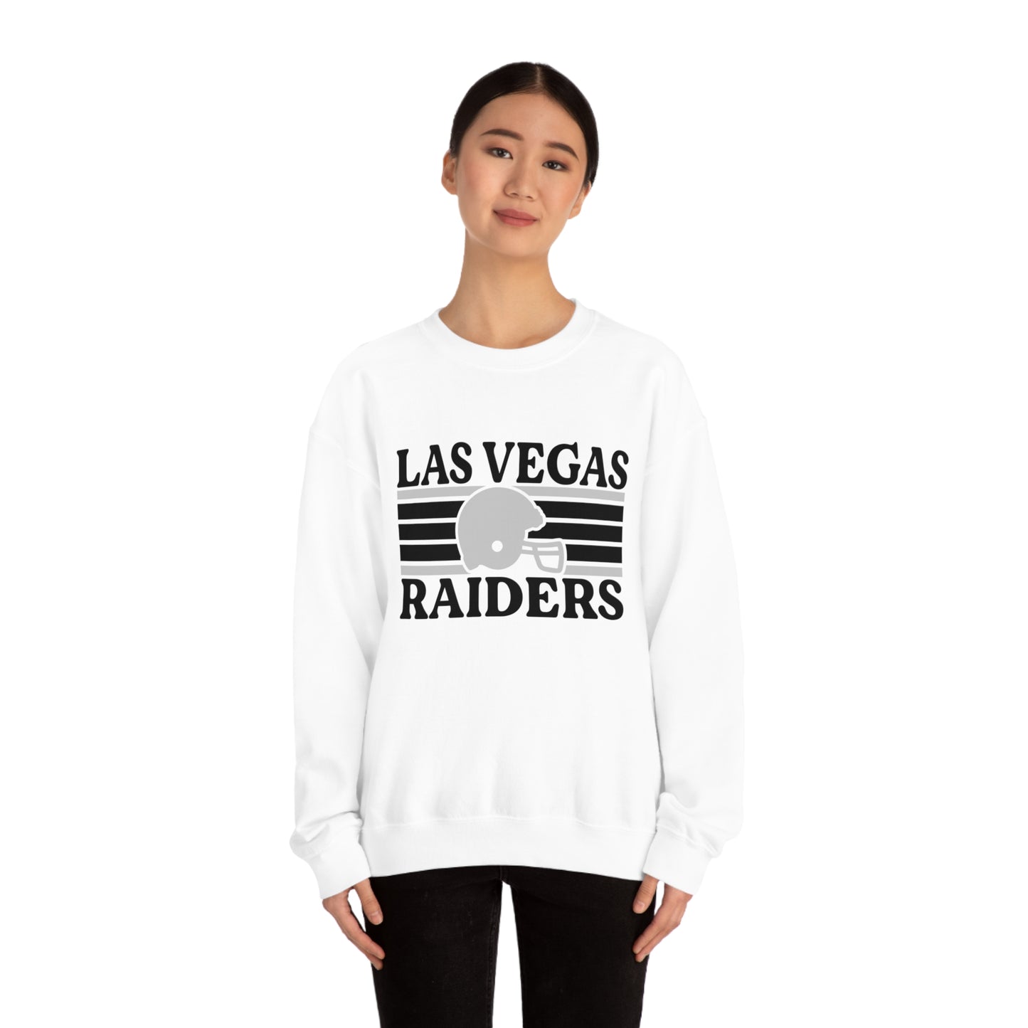 Retro Style Las Vegas Football Unisex Heavy Blend Crewneck Sweatshirt
