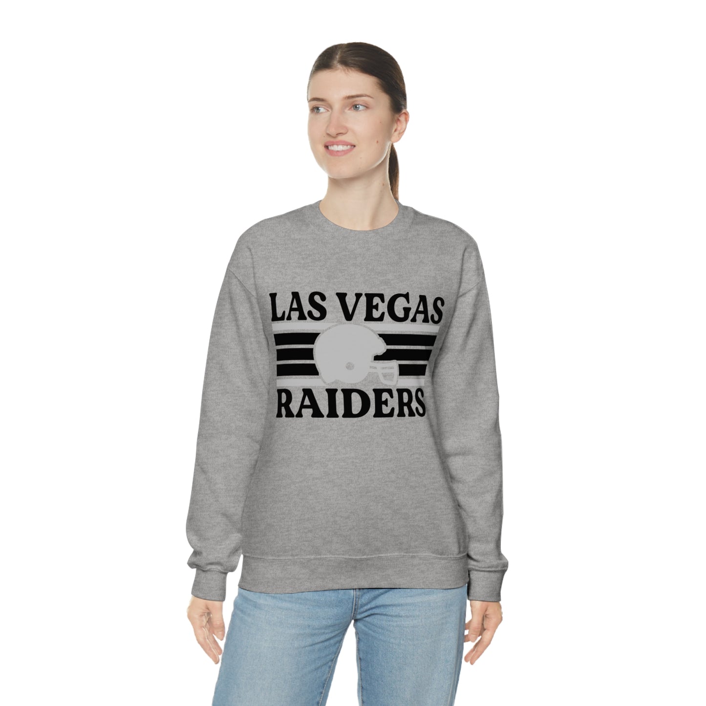 Retro Style Las Vegas Football Unisex Heavy Blend Crewneck Sweatshirt