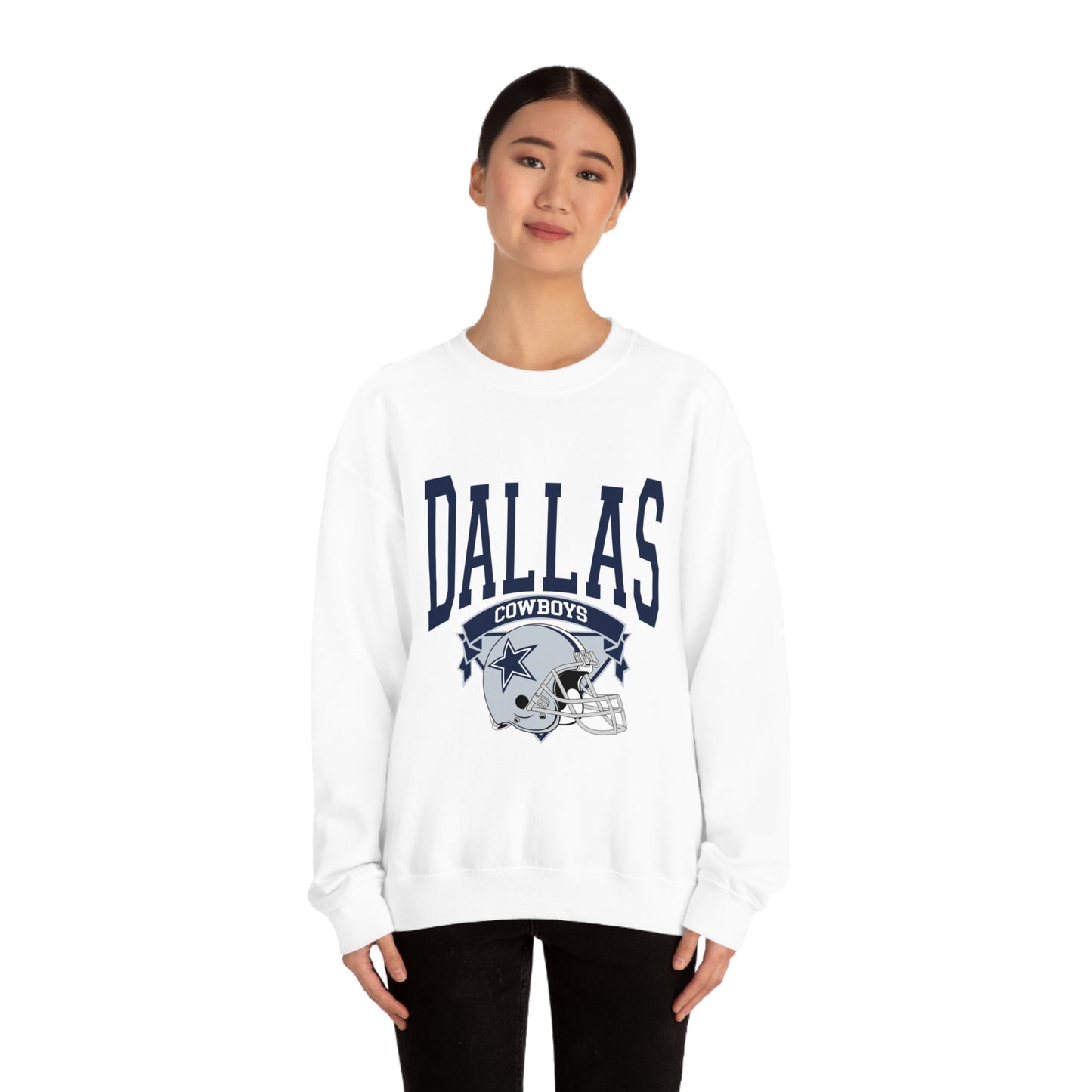 Dallas Cowboys Football Unisex Heavy Blend Crewneck Sweatshirt