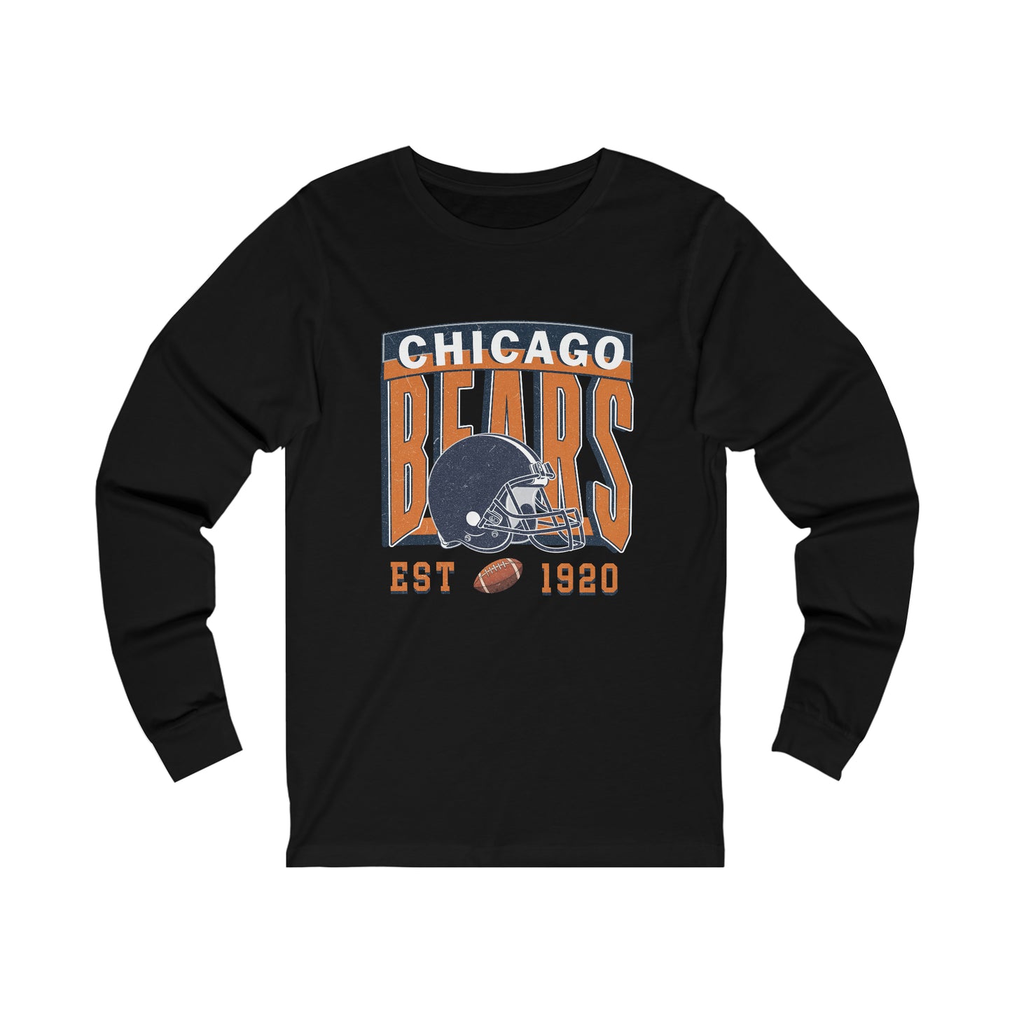 Chicago Bears Football Unisex Jersey Long Sleeve Tee