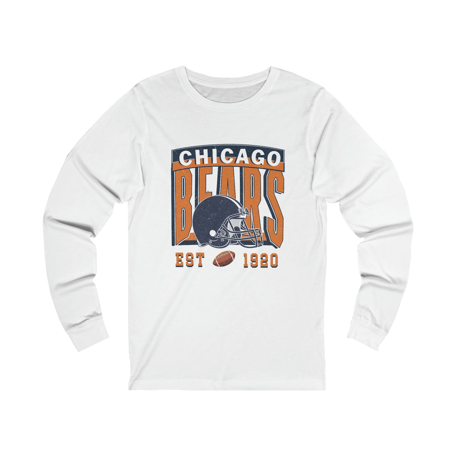 Chicago Bears Football Unisex Jersey Long Sleeve Tee