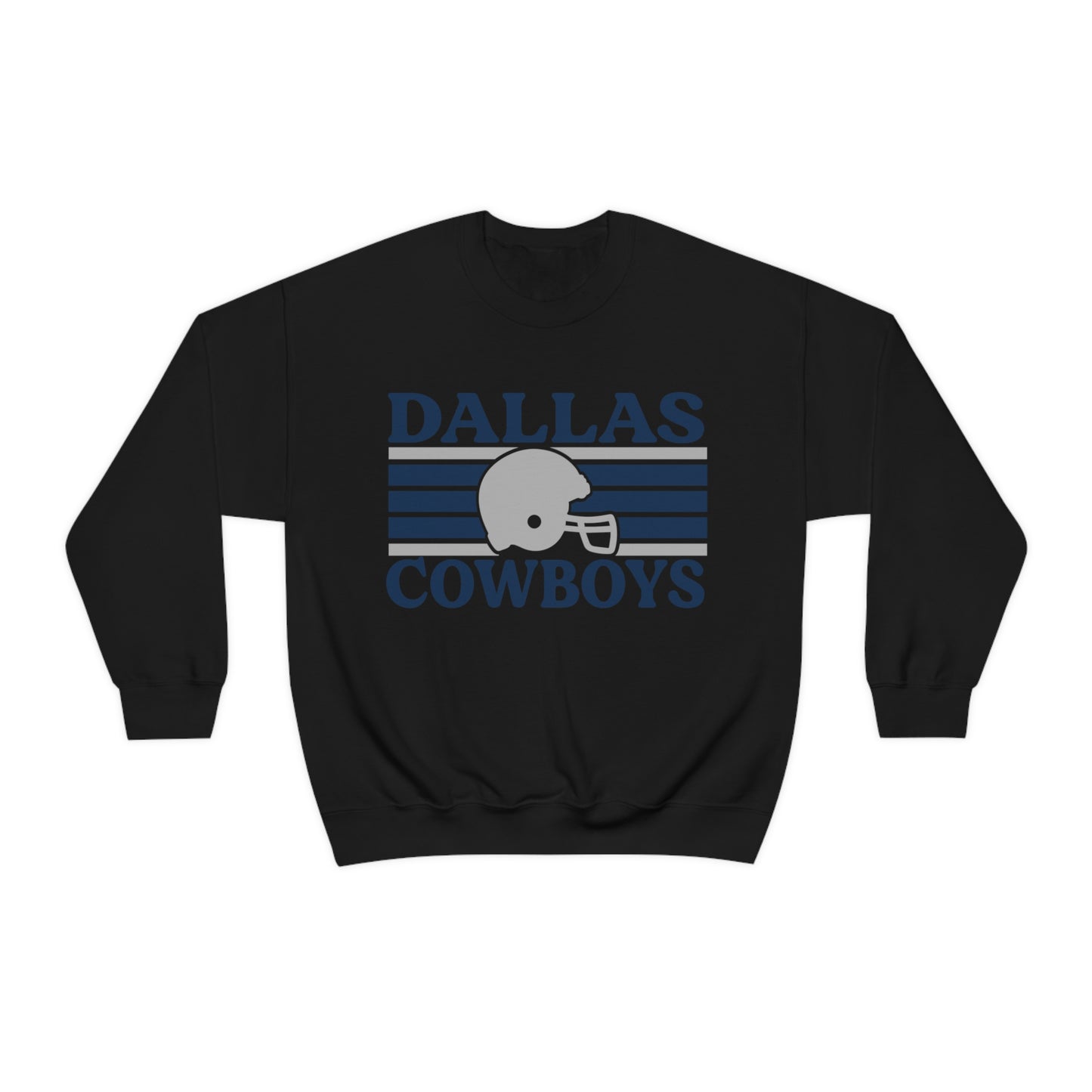 Retro Style Dallas Football Unisex Heavy Blend Crewneck Sweatshirt