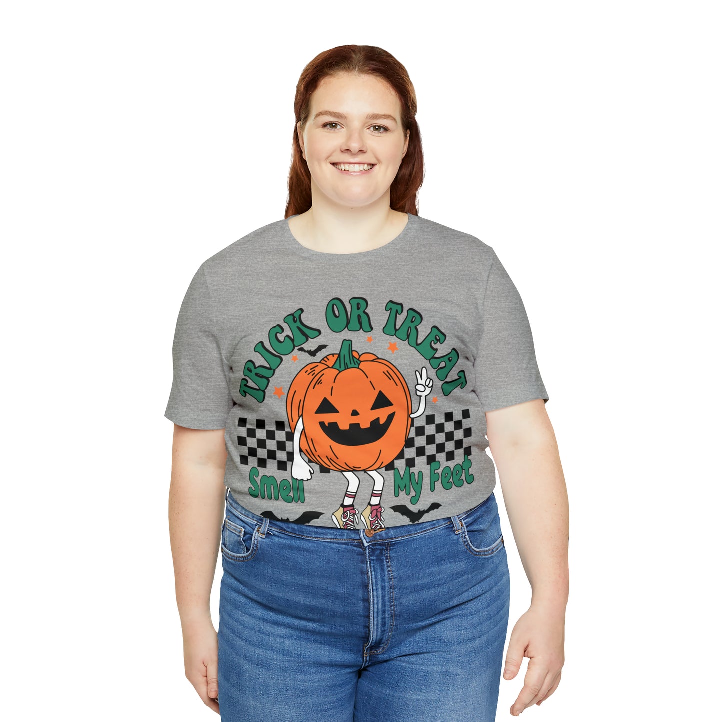 Trick or Treat Smell My Feet | Unisex Jersey Short Sleeve Tee