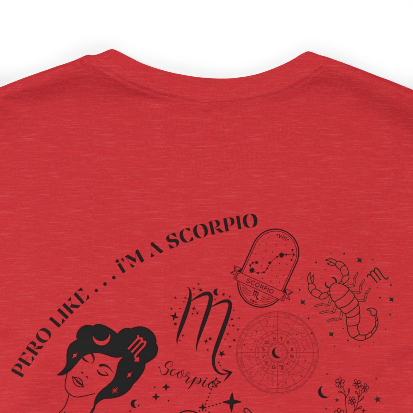 Zodiac Scorpio - Astrology Unisex Jersey Short Sleeve Tee Front/Back Print