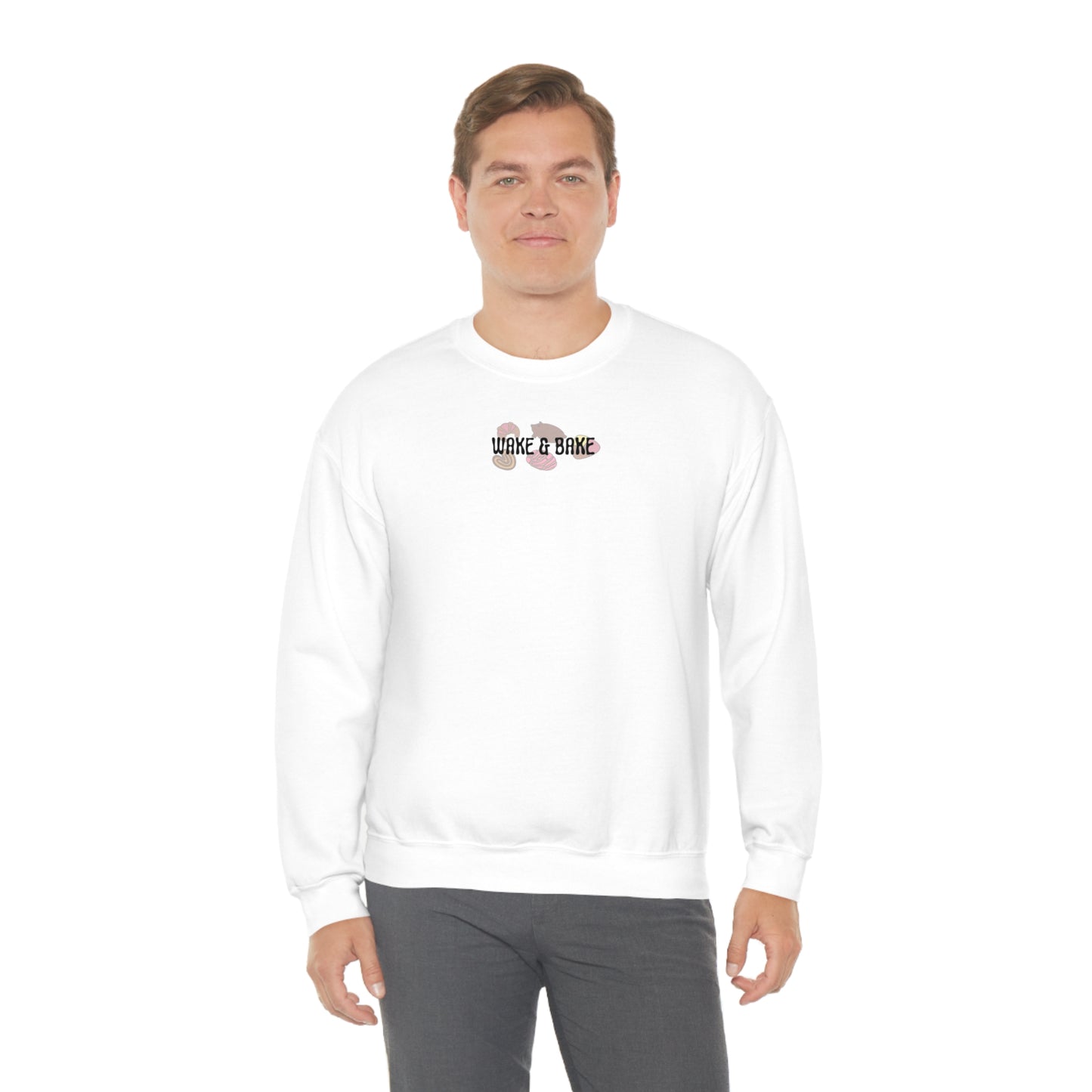 Wake & Bake Pan Dulce Unisex Heavy Blend Crewneck Sweatshirt