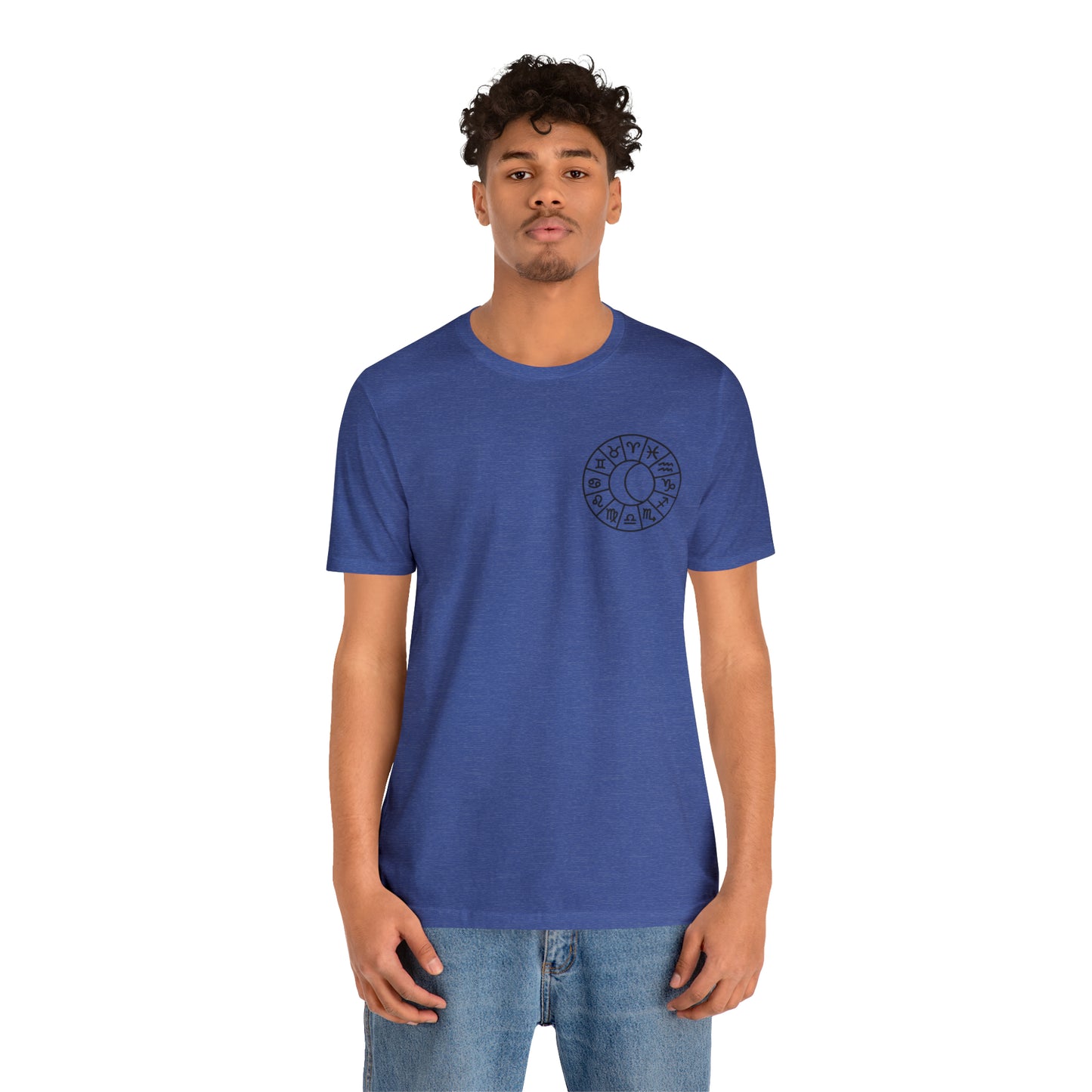 Zodiac Leo - Astrology Unisex Jersey Short Sleeve Tee Front/Back Print