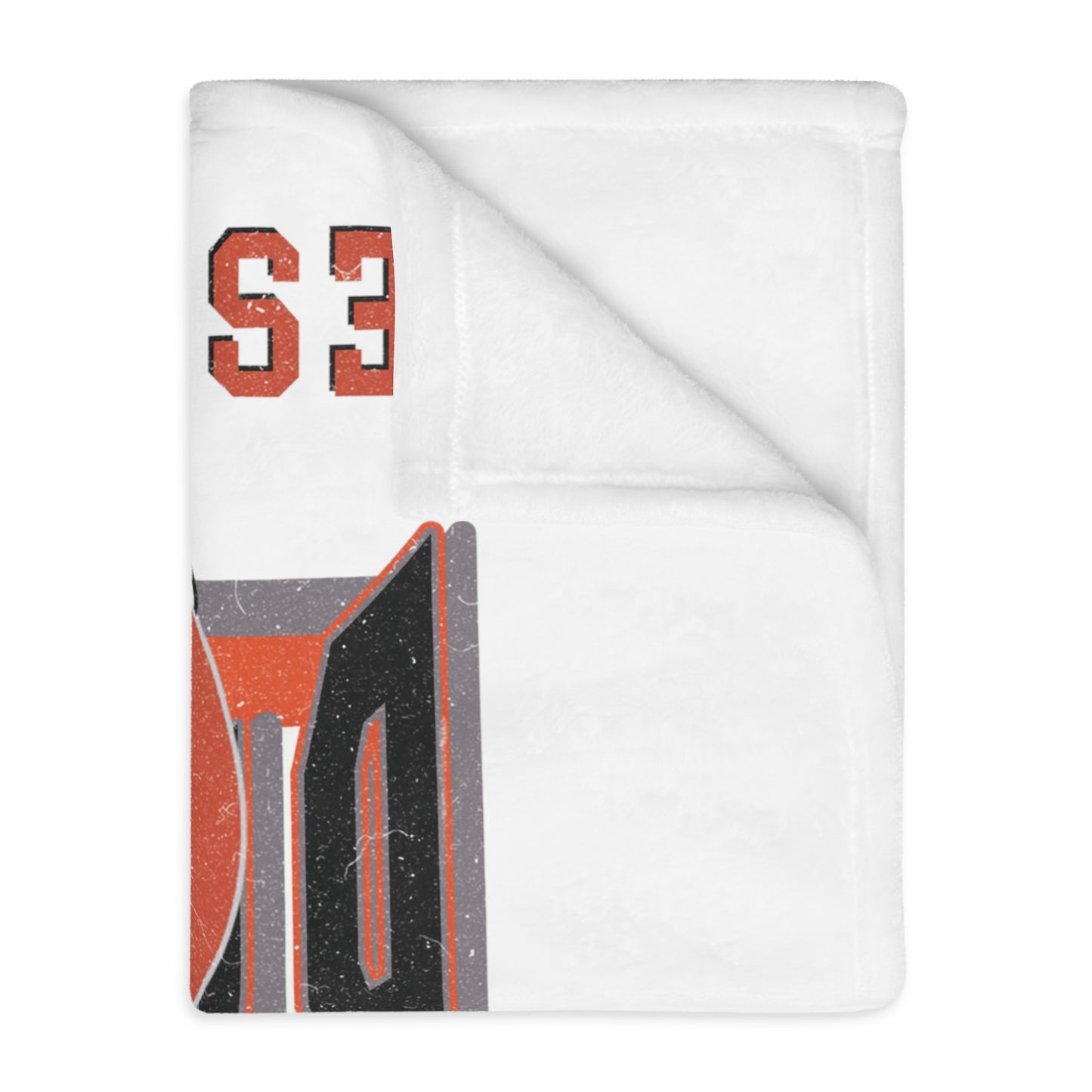 Cincinnati Football Velveteen Minky Throw Blanket