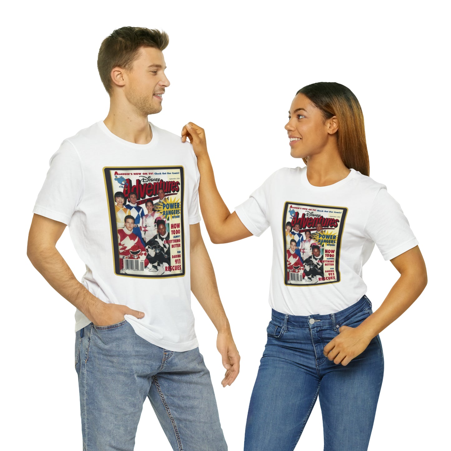 90s Throwback Power Rangers Unisex Jersey Short Sleeve Tee