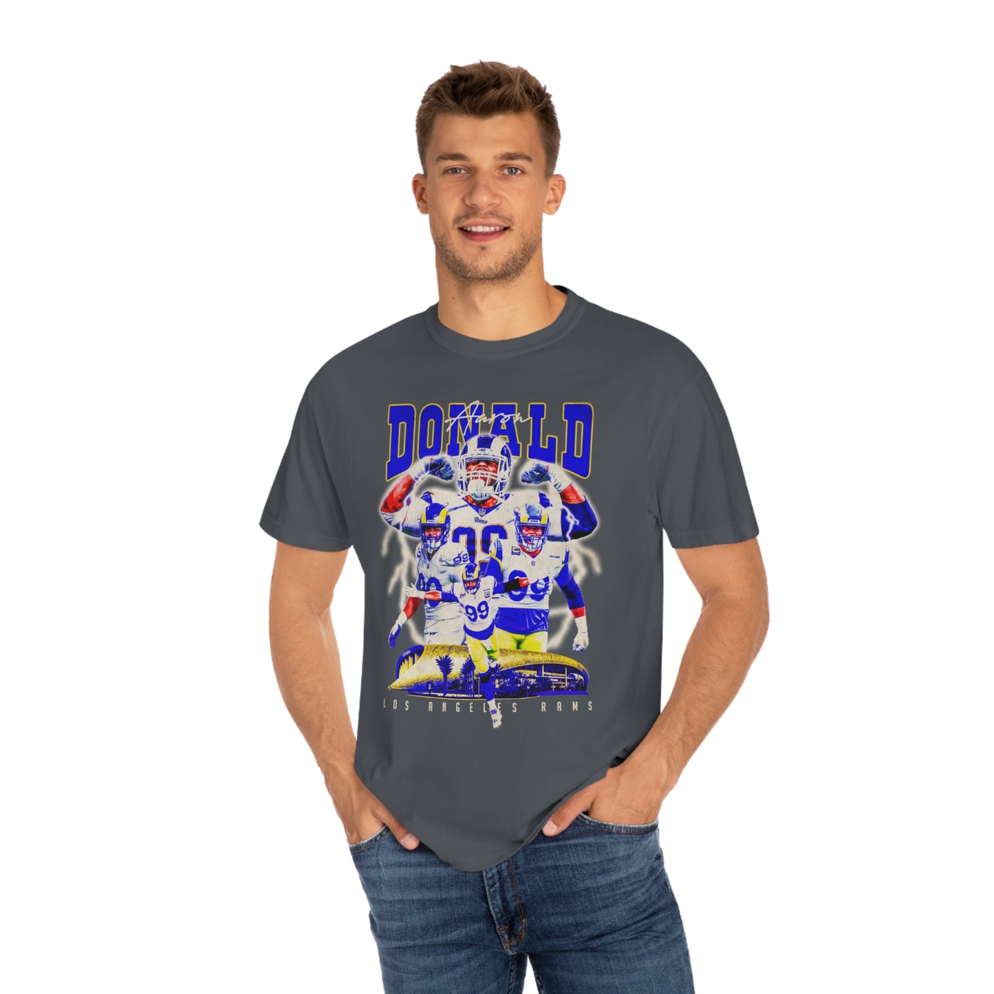 Donald Rams Football Unisex Garment-Dyed T-shirt