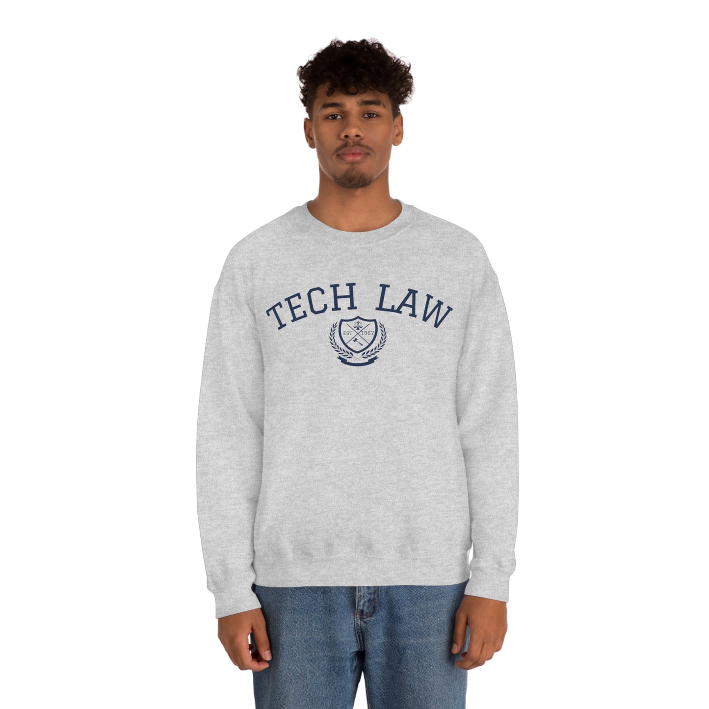 Tech Law Unisex Heavy Blend Crewneck Sweatshirt