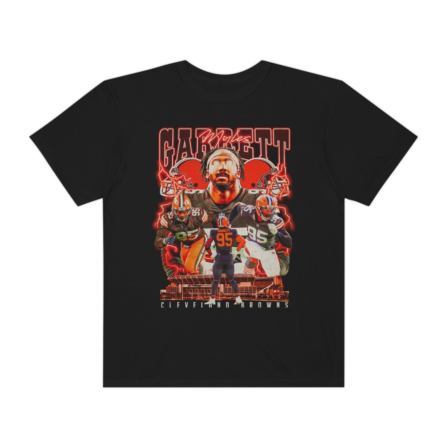 Garrett Browns Football Unisex Garment-Dyed T-shirt