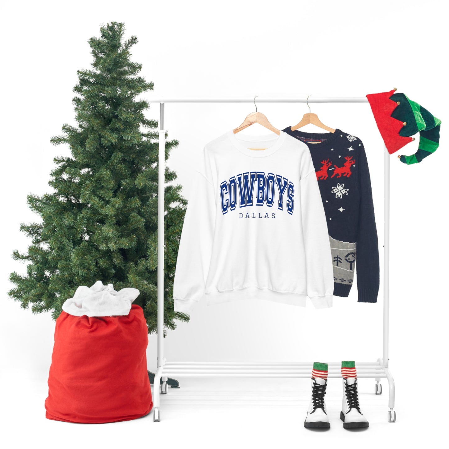 Dallas Cowboys Football Unisex Heavy Blend Crewneck Sweatshirt