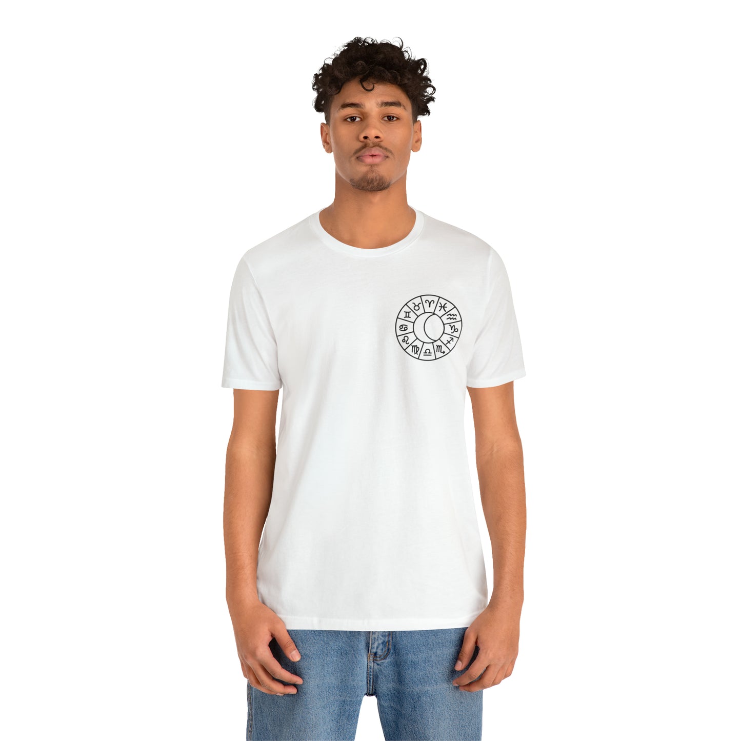 Zodiac Virgo - Astrology Unisex Jersey Short Sleeve Tee Front/Back Print