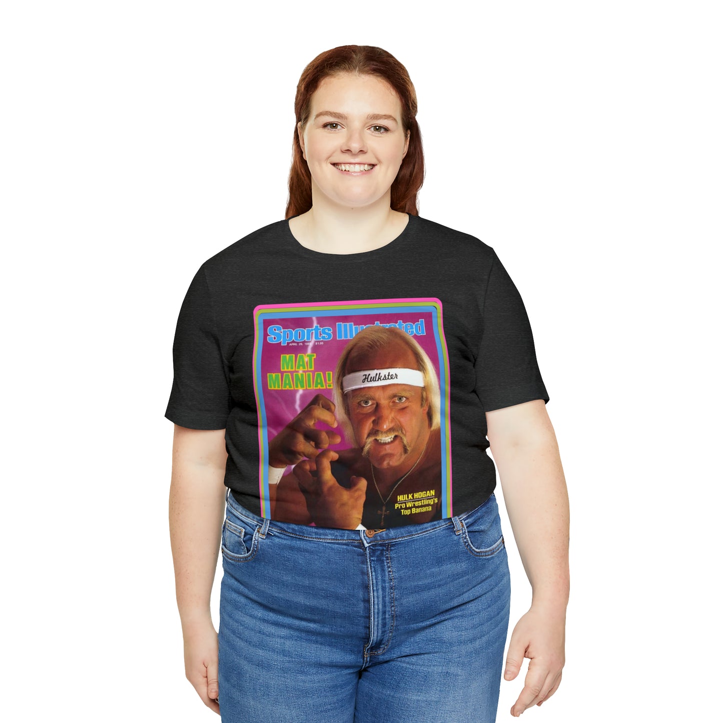 90s Throwback Hulk Hogan Sports Illustrated Magazine Unisex Jersey Short Sleeve Tee