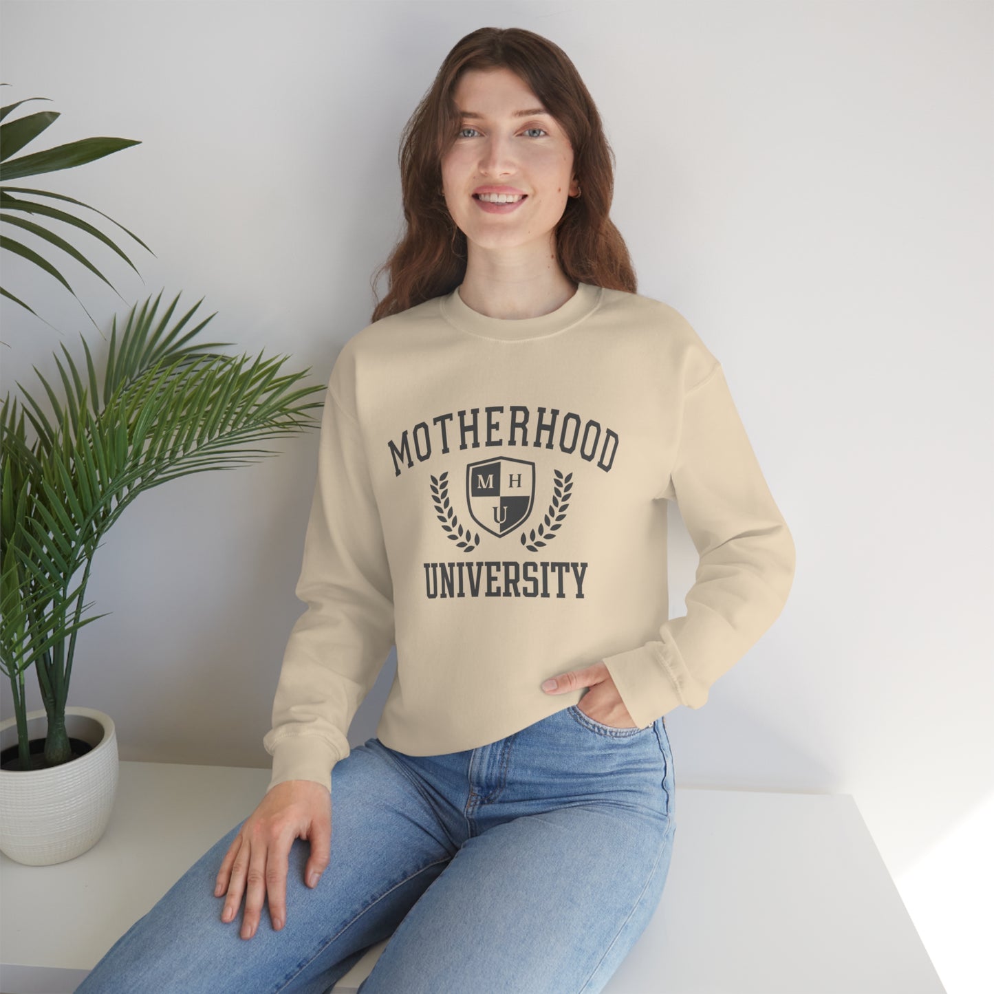 Motherhood University Unisex DryBlend® Crewneck Sweatshirt
