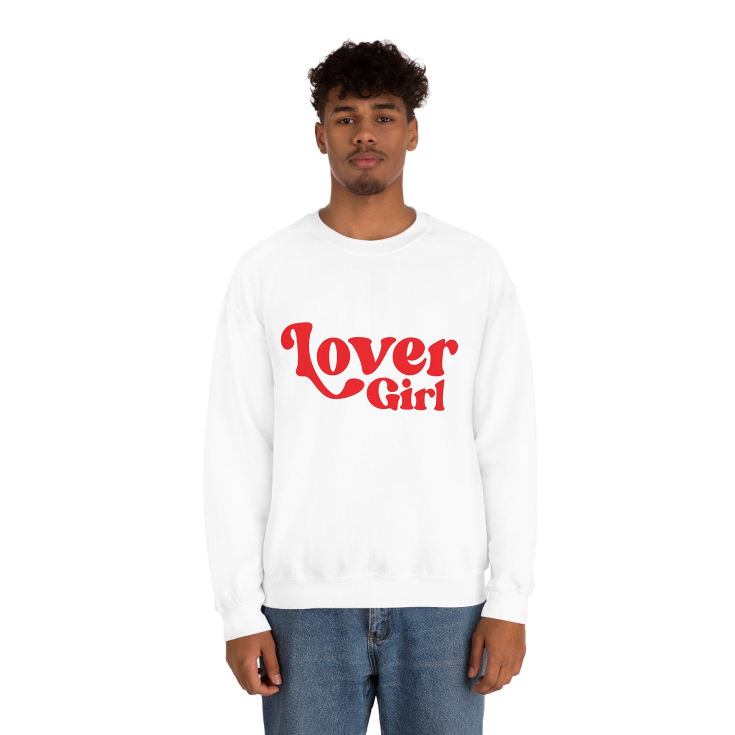 Lover Girl Valentines Day Unisex Heavy Blend Crewneck Sweatshirt