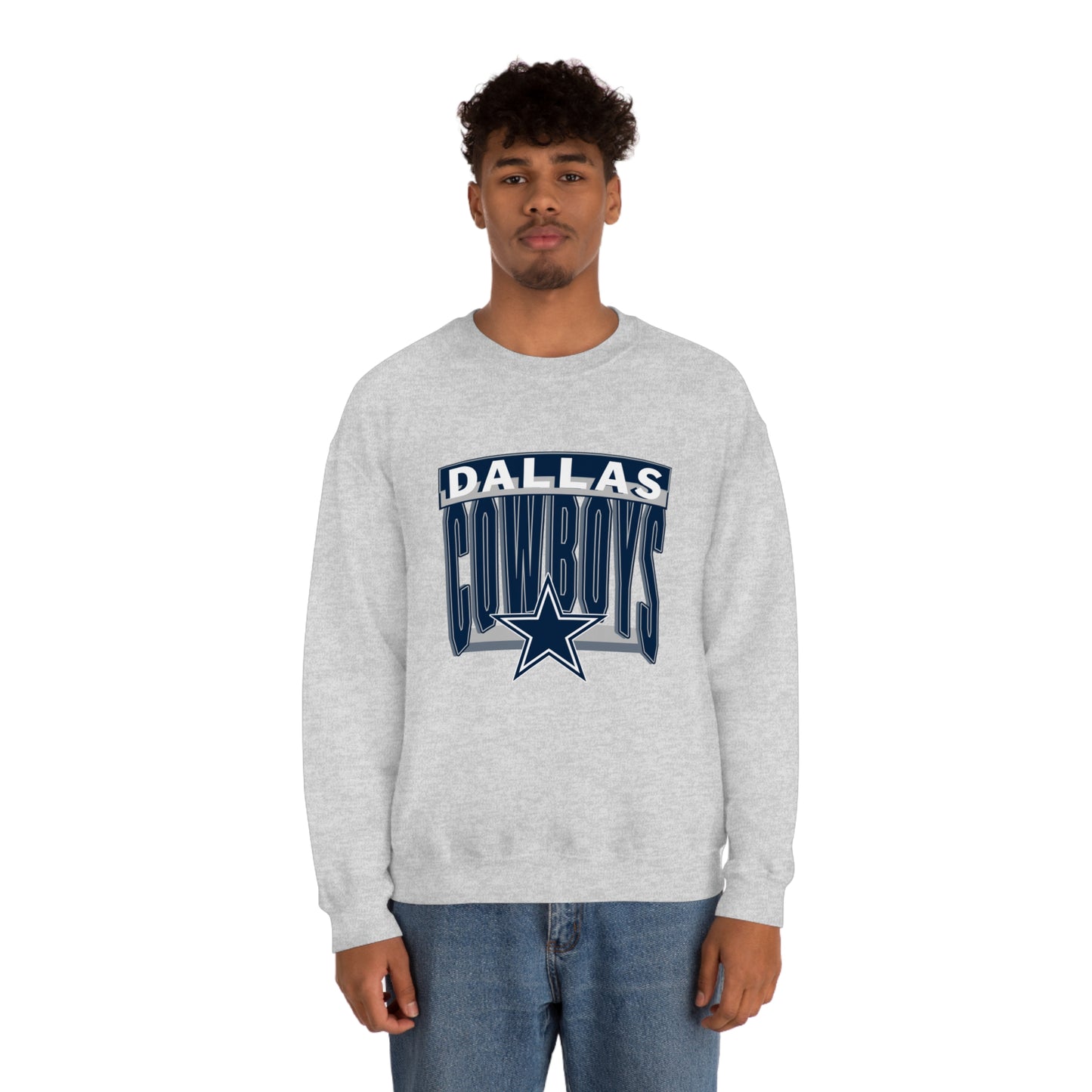Dallas Cowboys Football Unisex Heavy Blend Crewneck Sweatshirt
