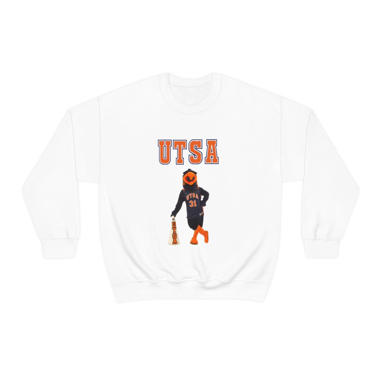 UTSA Mascot Roadrunner San Antonio Texas Unisex Heavy Blend Crewneck Sweatshirt