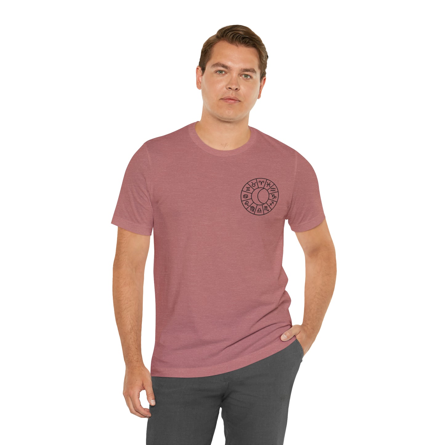Zodiac Libra - Astrology Unisex Jersey Short Sleeve Tee Front/Back Print