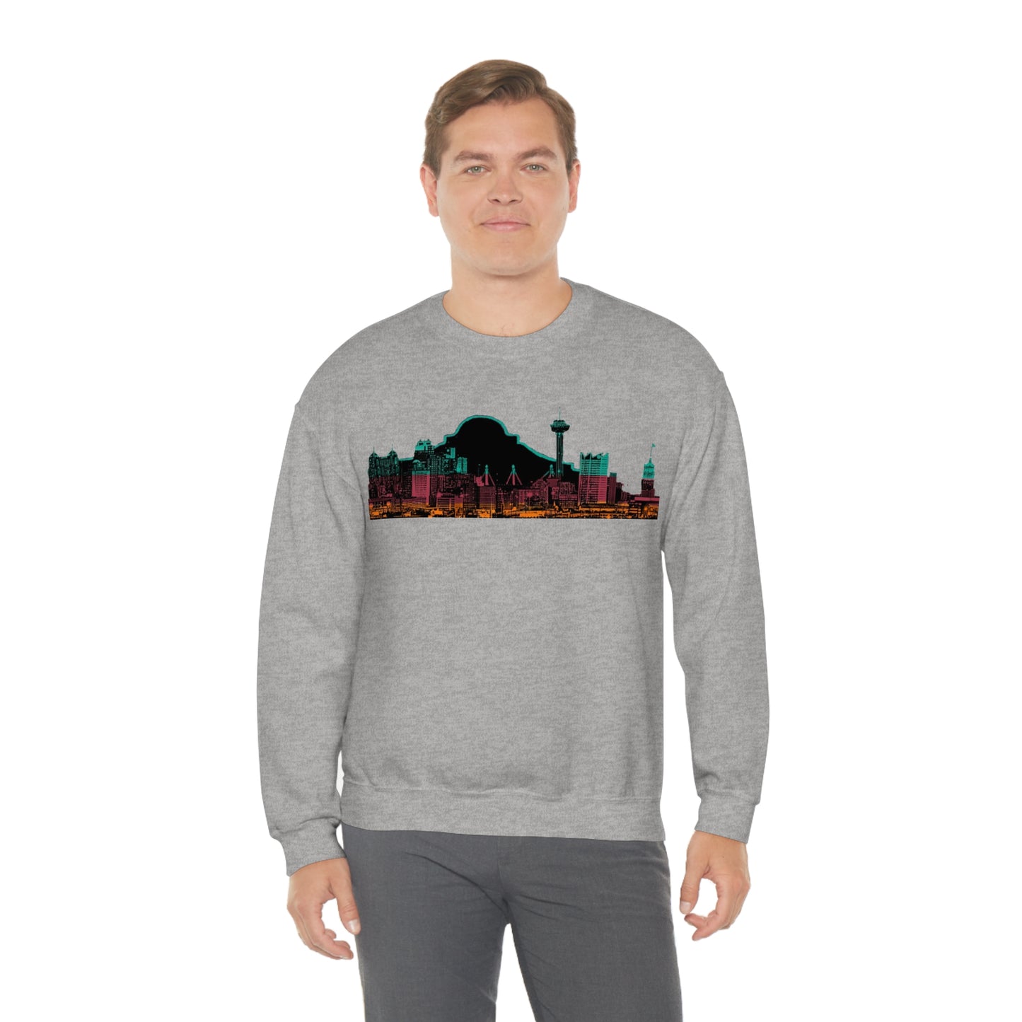 San Antonio Spurs Basketball Unisex Heavy Blend Crewneck Sweatshirt
