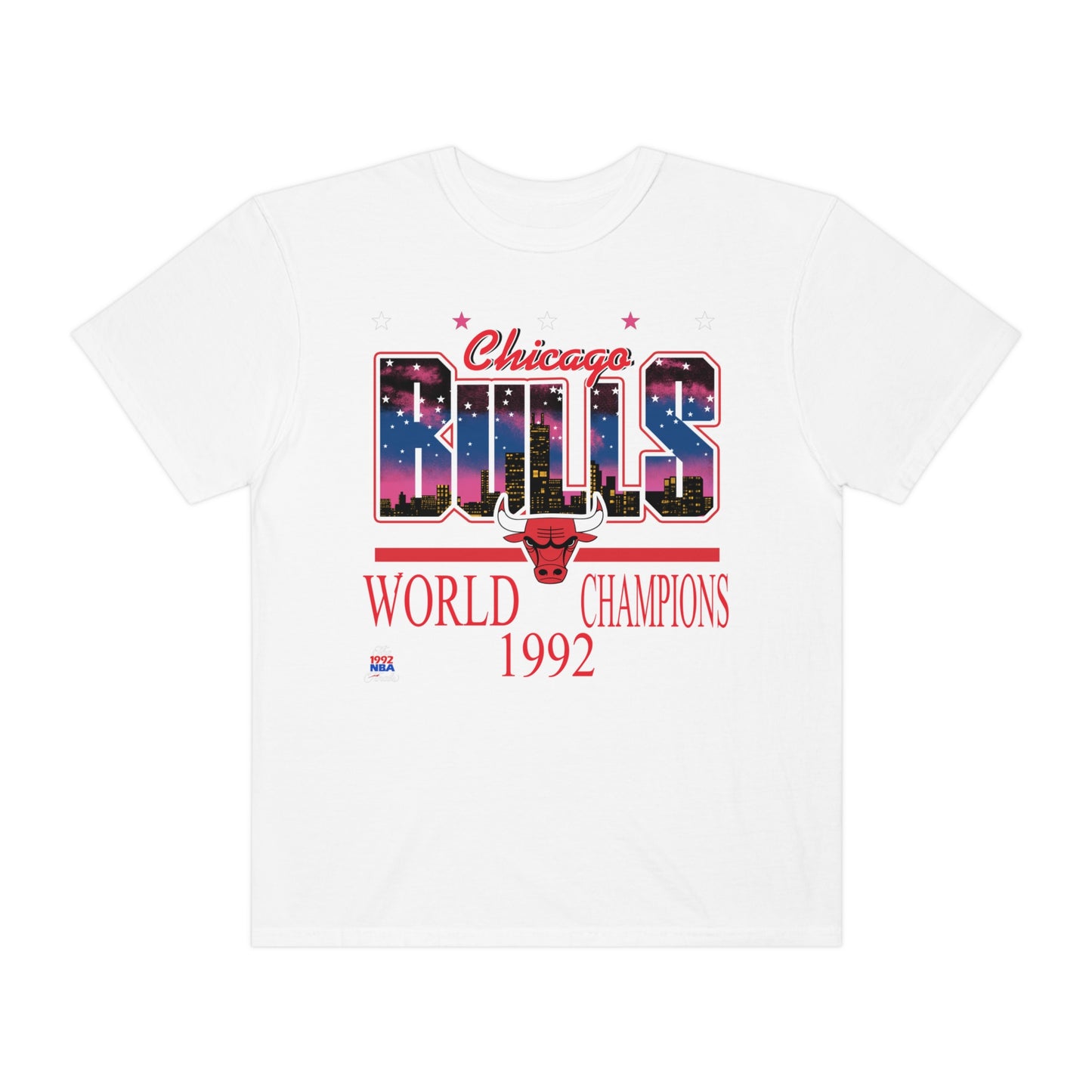 Throwback Chicago Bulls Basketball Unisex Garment-Dyed T-shirt