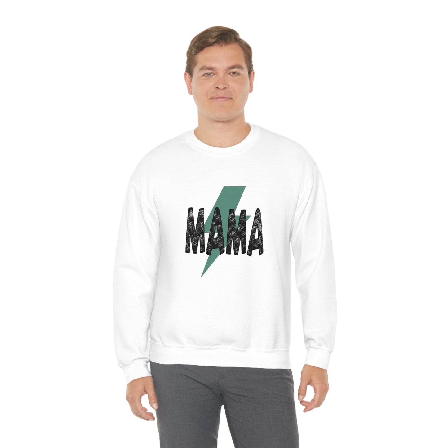 Mama Mommy & Me Matching Set Unisex DryBlend® Crewneck Sweatshirt