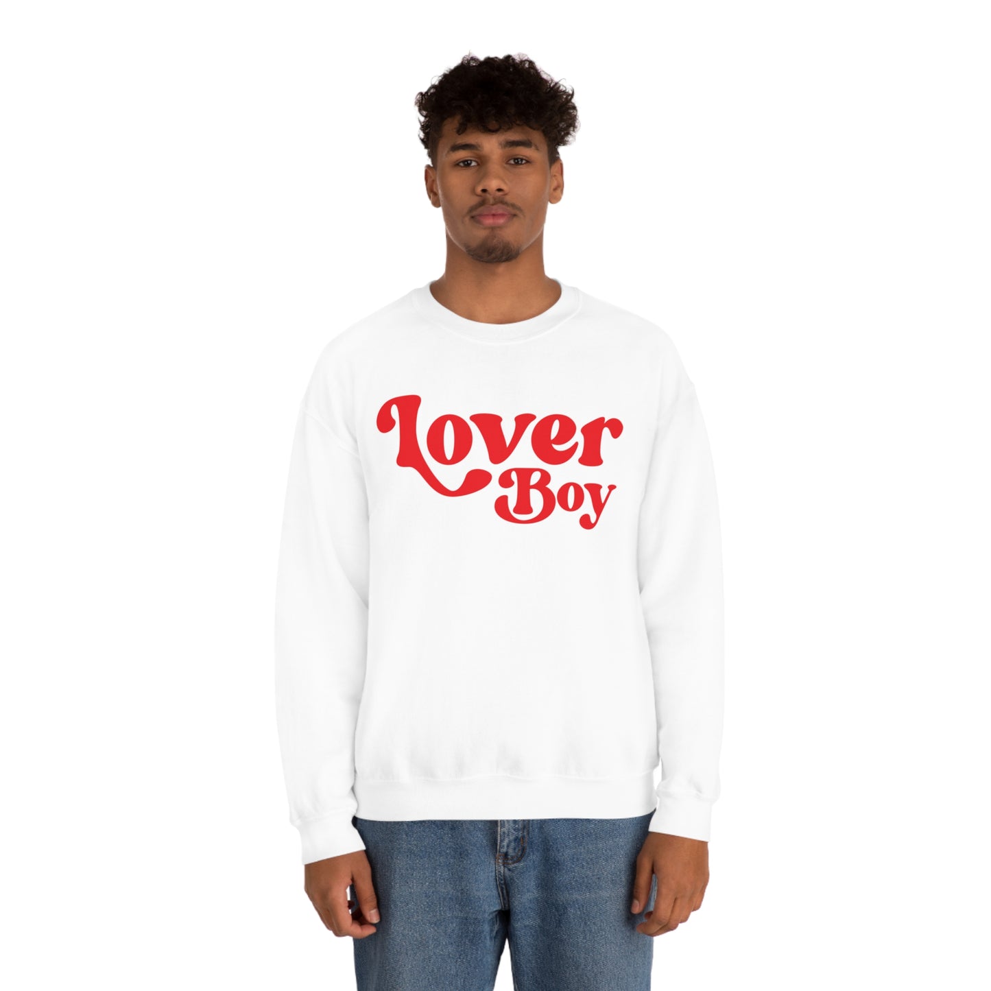 Lover Boy Valentines Day Unisex Heavy Blend Crewneck Sweatshirt