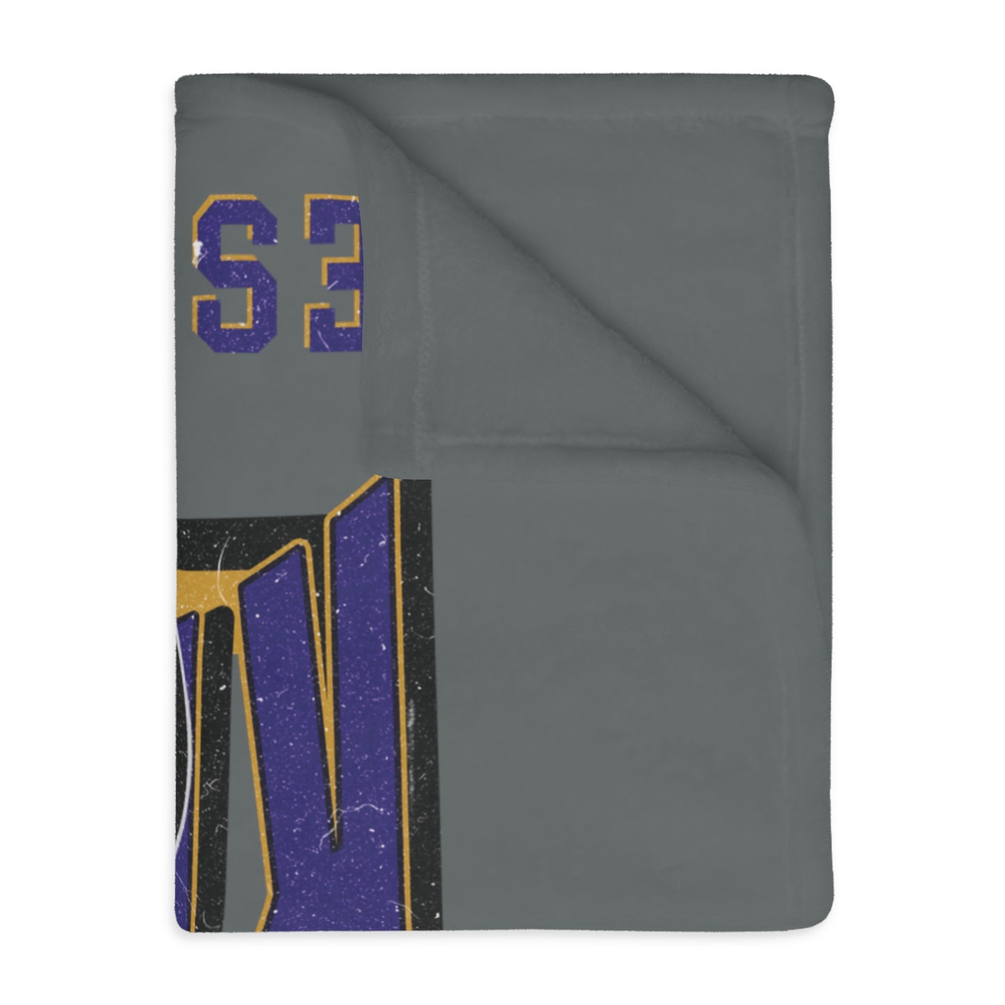 Baltimore Football Velveteen Minky Throw Blanket