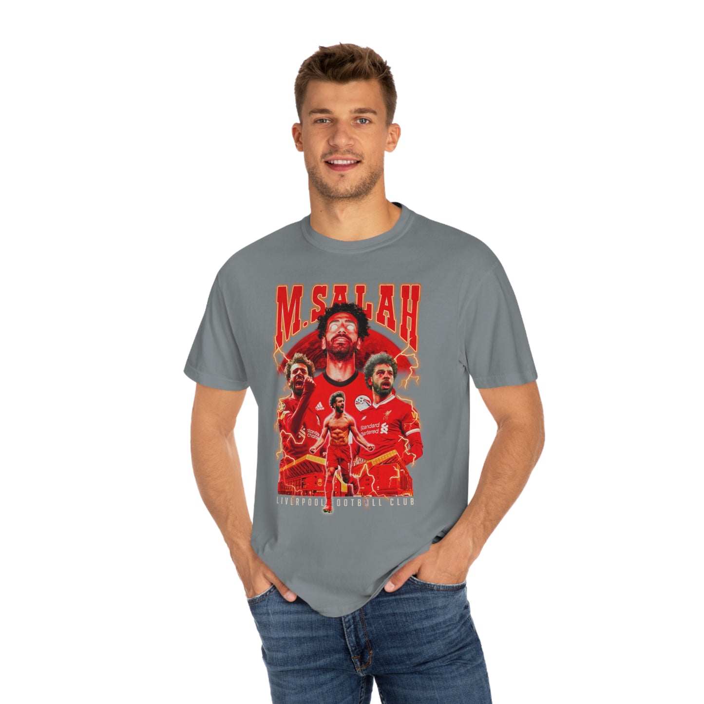 M.Salah Soccer Unisex Garment-Dyed T-shirt