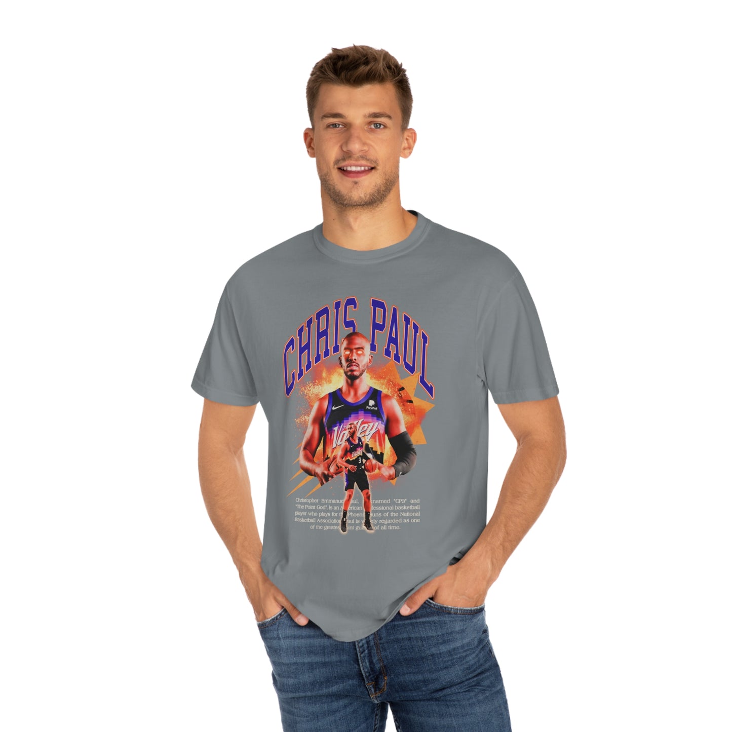 Chris Paul Basketball Unisex Garment-Dyed T-shirt