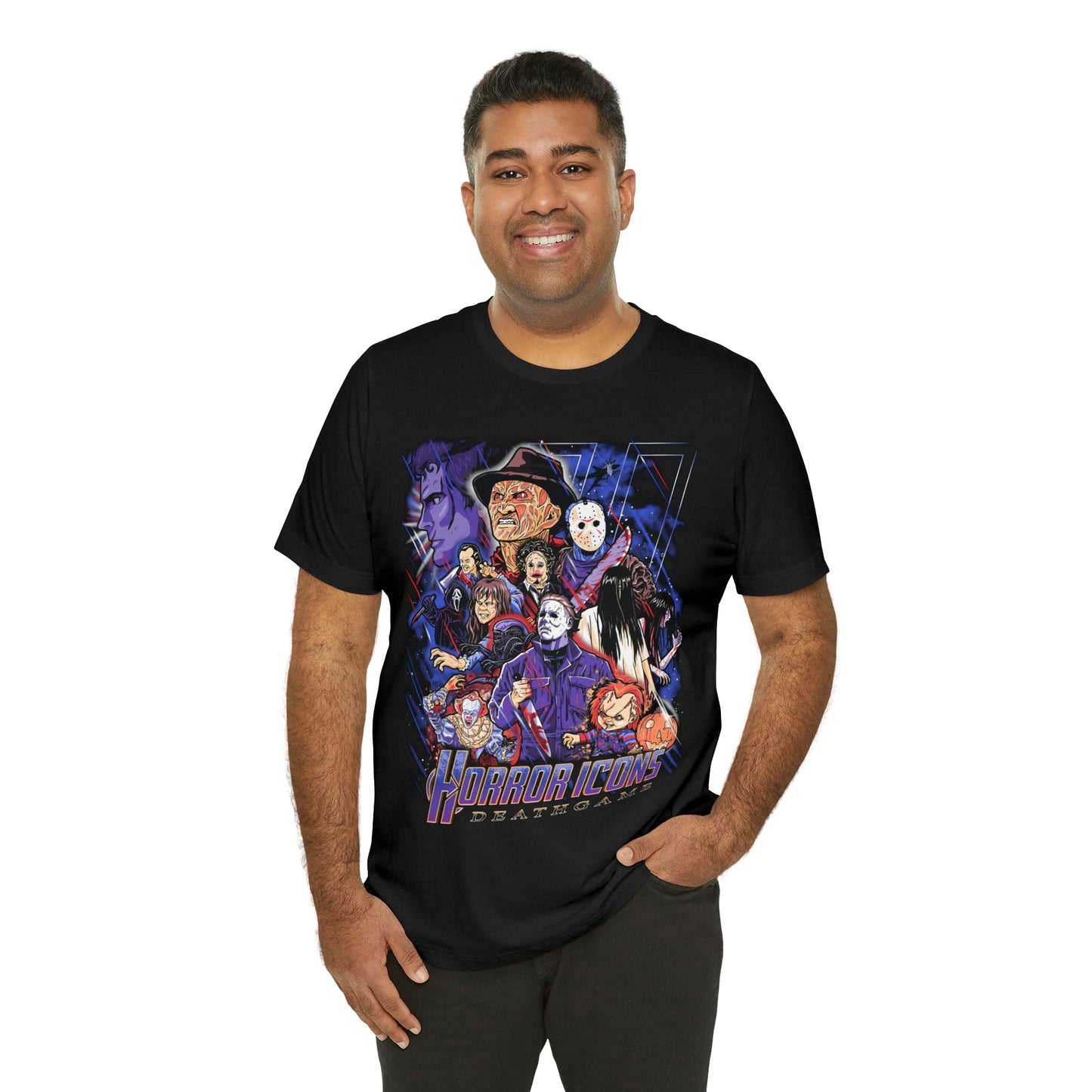 Horror Icons DeathGame | Unisex Jersey Short Sleeve Tee
