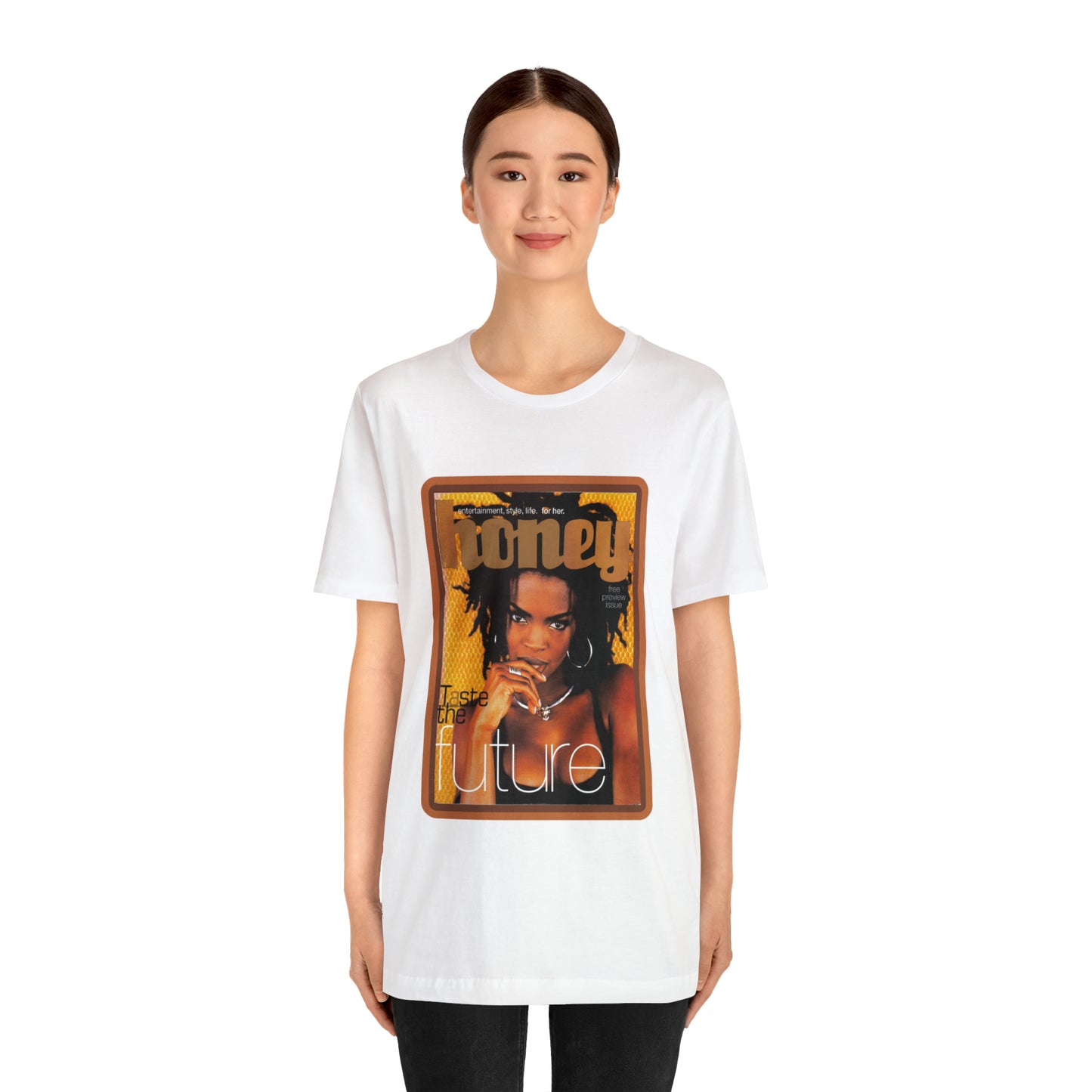90s Throwback Lauryn Hill Vibe Magazine Unisex Jersey Short Sleeve Tee