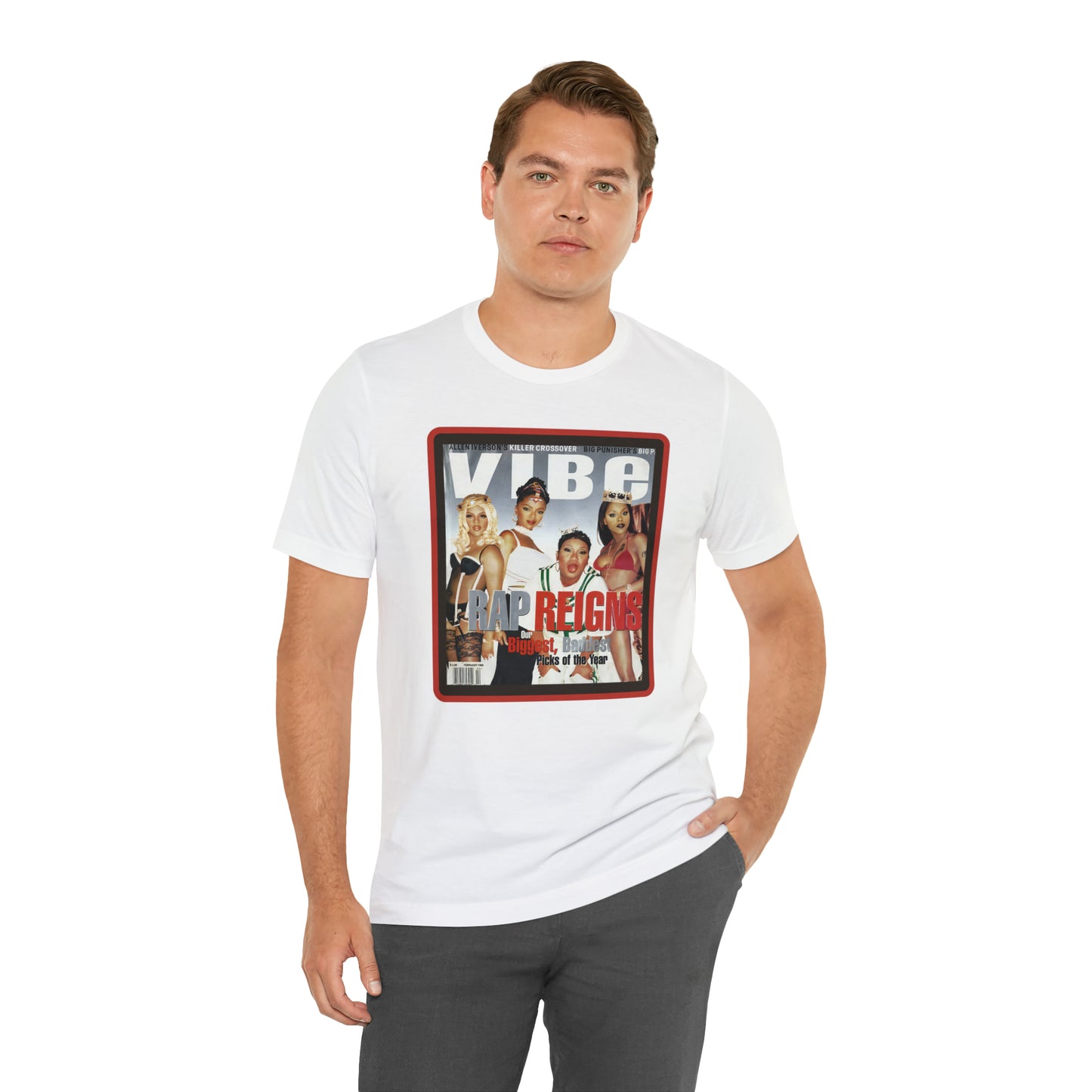 90s Throwback Vibe Magazine Unisex Jersey Short Sleeve Tee