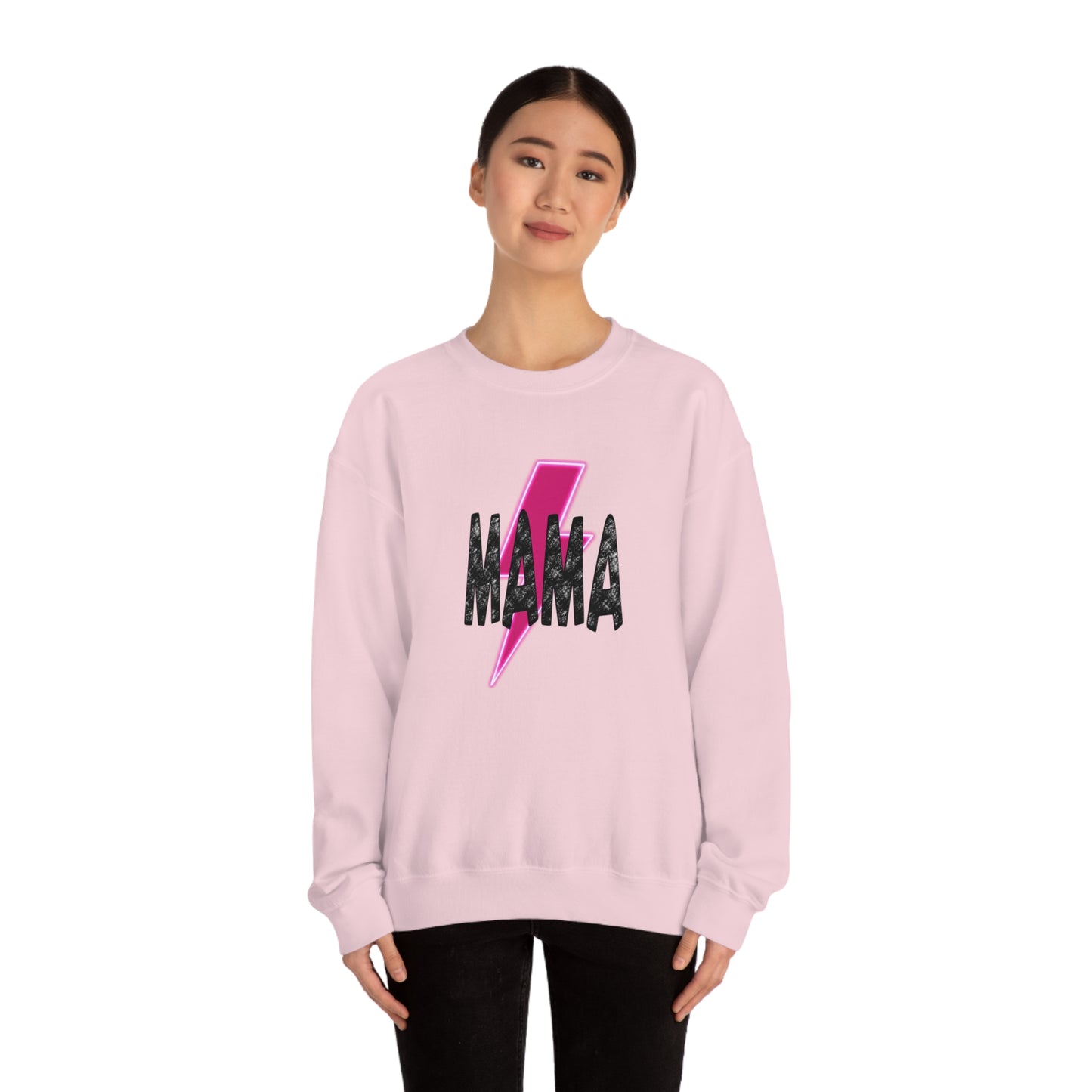 Mama Mommy & Me Matching Set Unisex DryBlend® Crewneck Sweatshirt