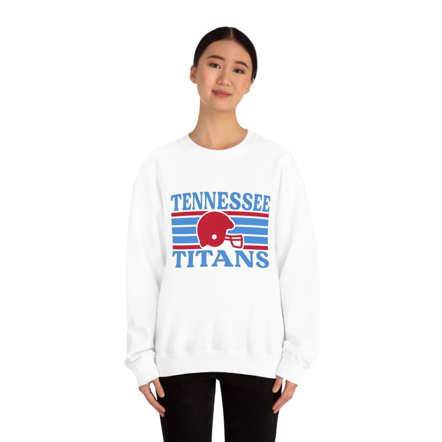 Retro Style Tennessee Football Unisex Heavy Blend Crewneck Sweatshirt