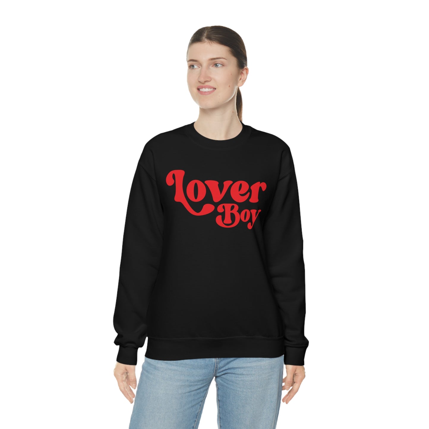 Lover Boy Valentines Day Unisex Heavy Blend Crewneck Sweatshirt