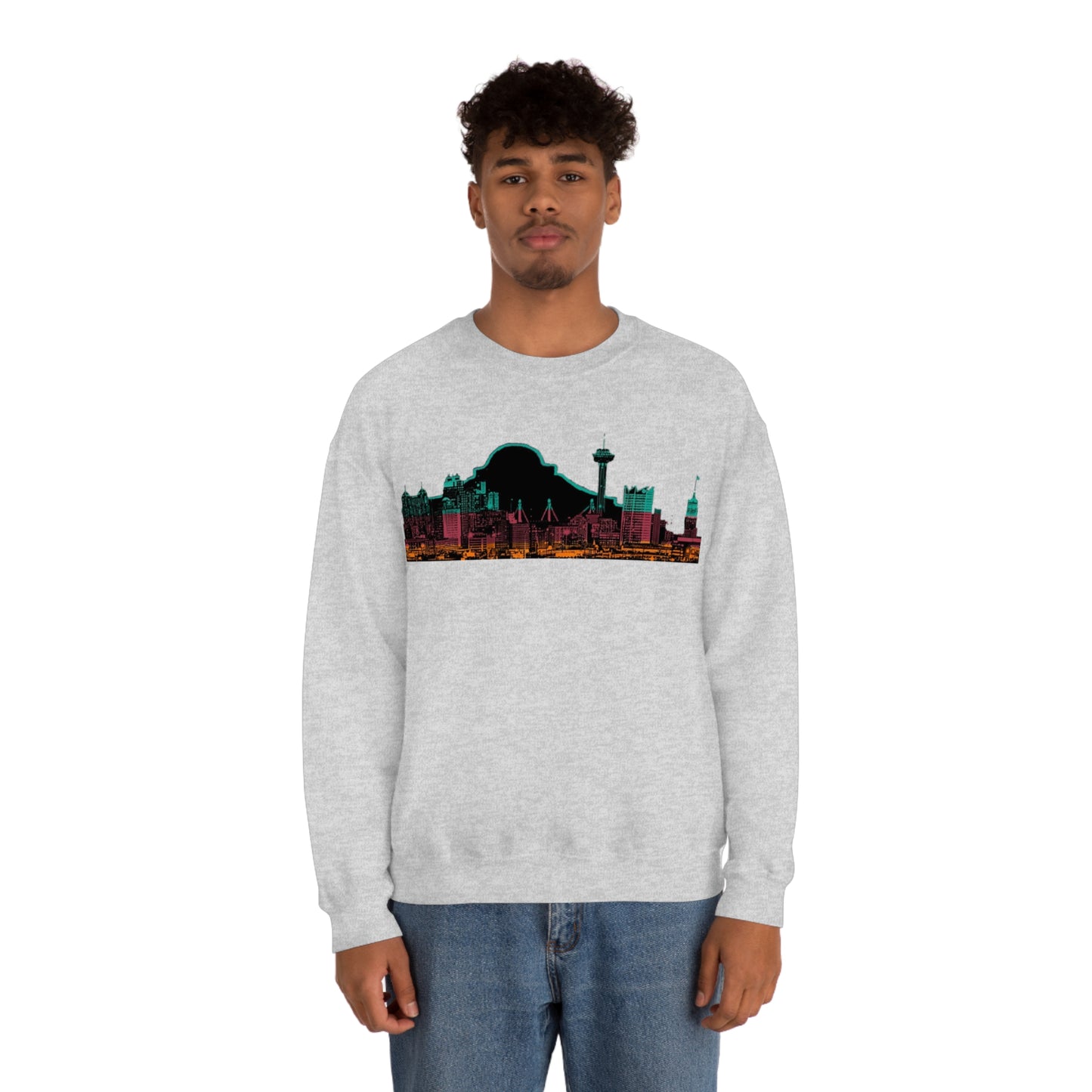 San Antonio Spurs Basketball Unisex Heavy Blend Crewneck Sweatshirt