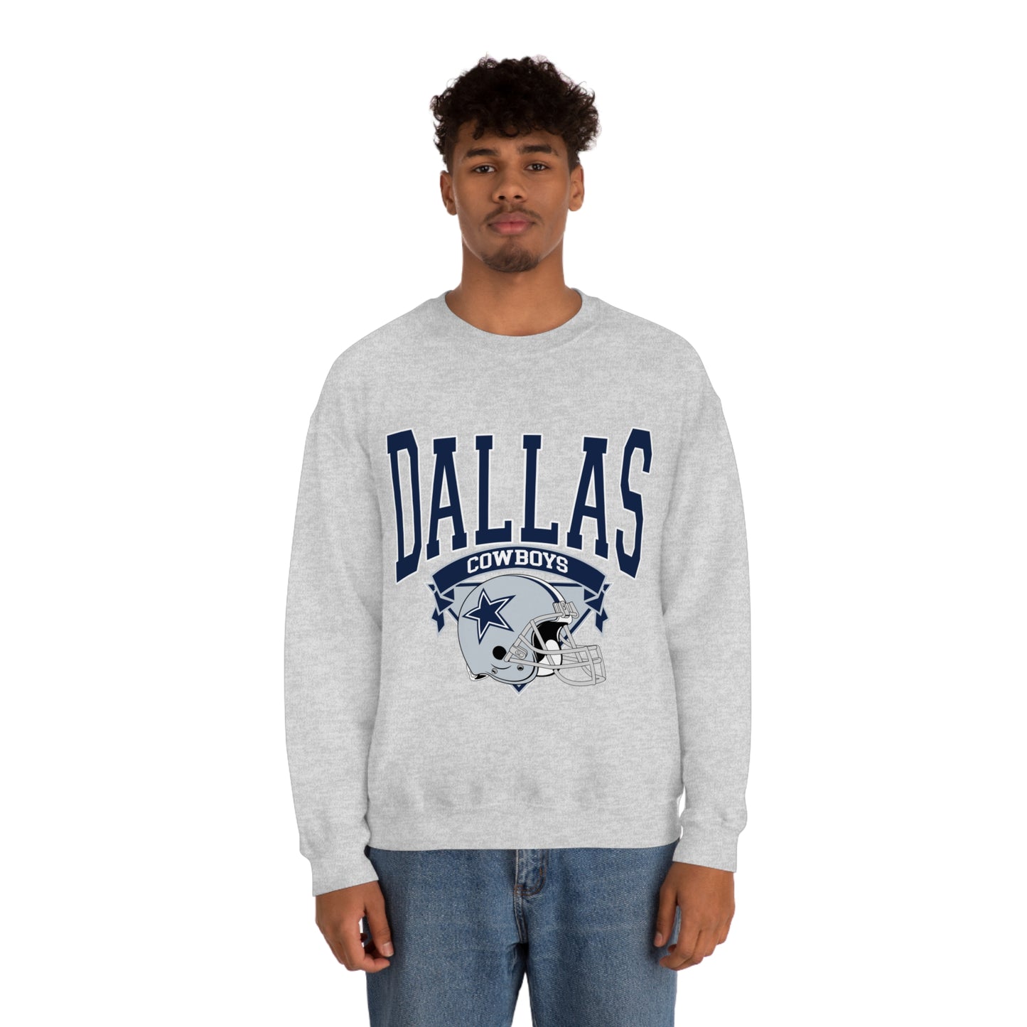 Dallas Cowboys Football Unisex Heavy Blend Crewneck Sweatshirt