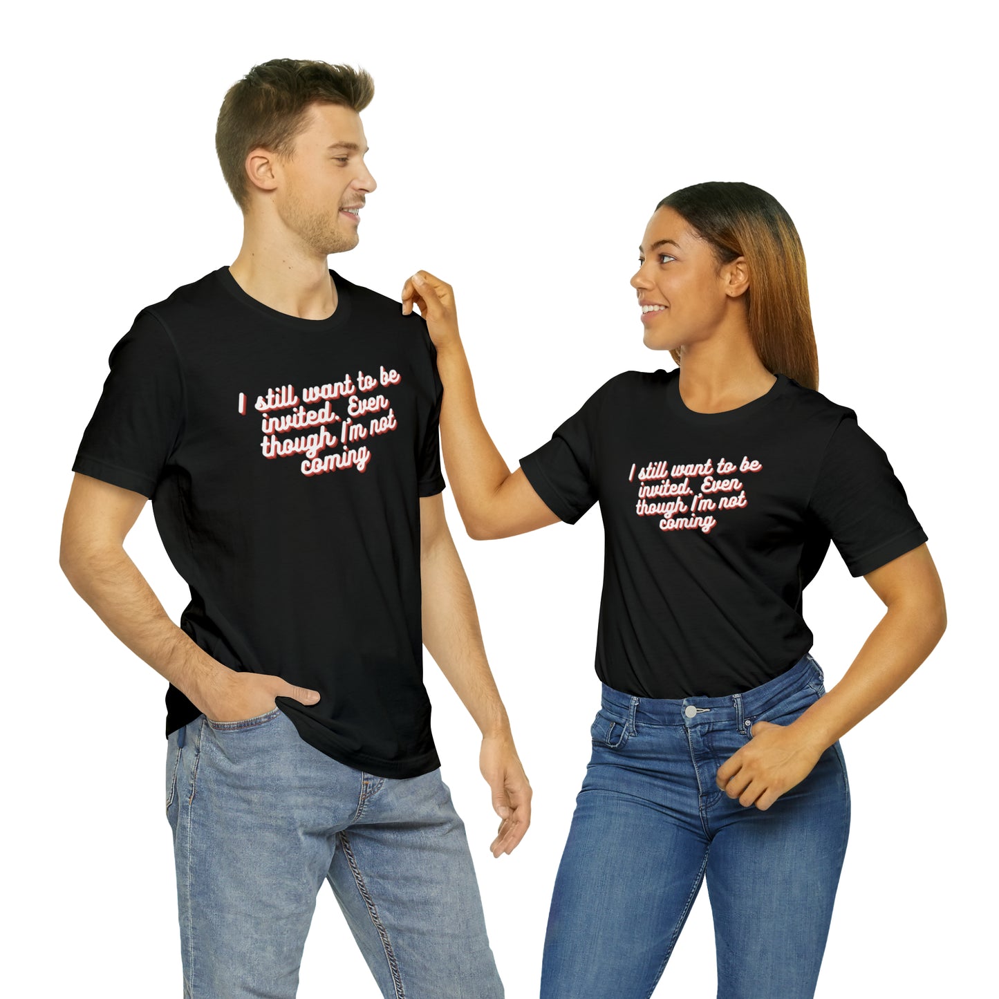 Invite Me | Unisex Jersey Short Sleeve Tee