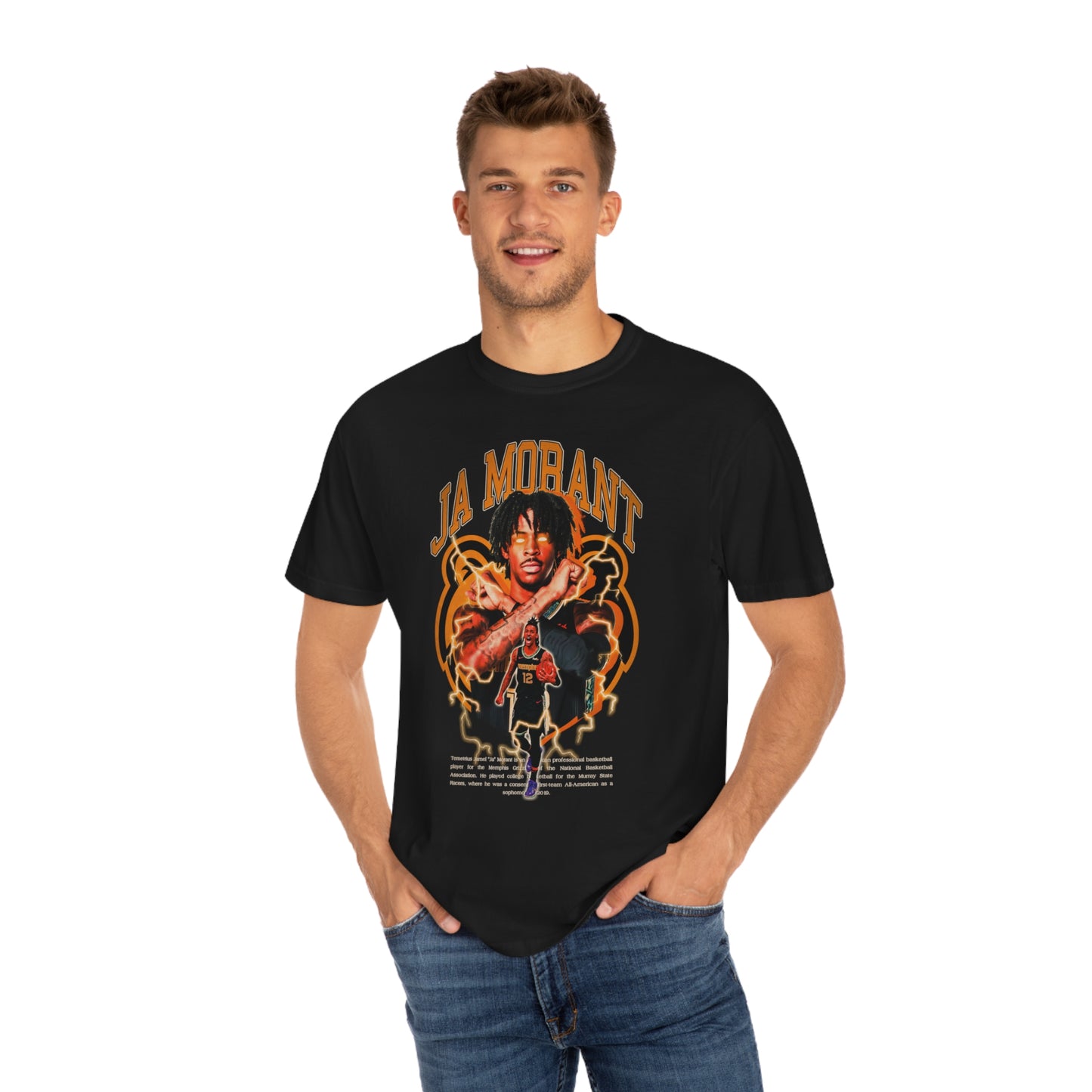 Ja Morant Memphis Basketball Unisex Garment-Dyed T-shirt