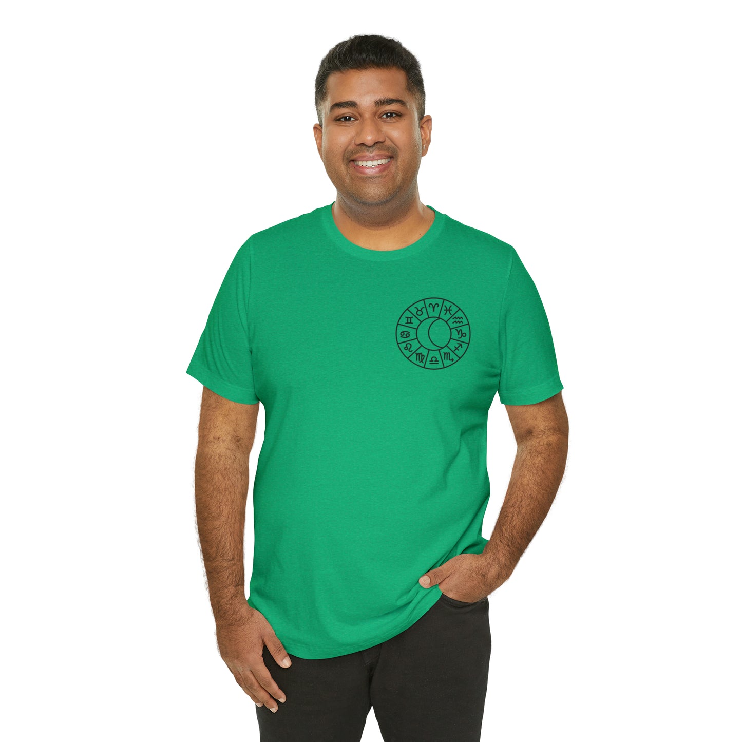 Zodiac Libra - Astrology Unisex Jersey Short Sleeve Tee Front/Back Print