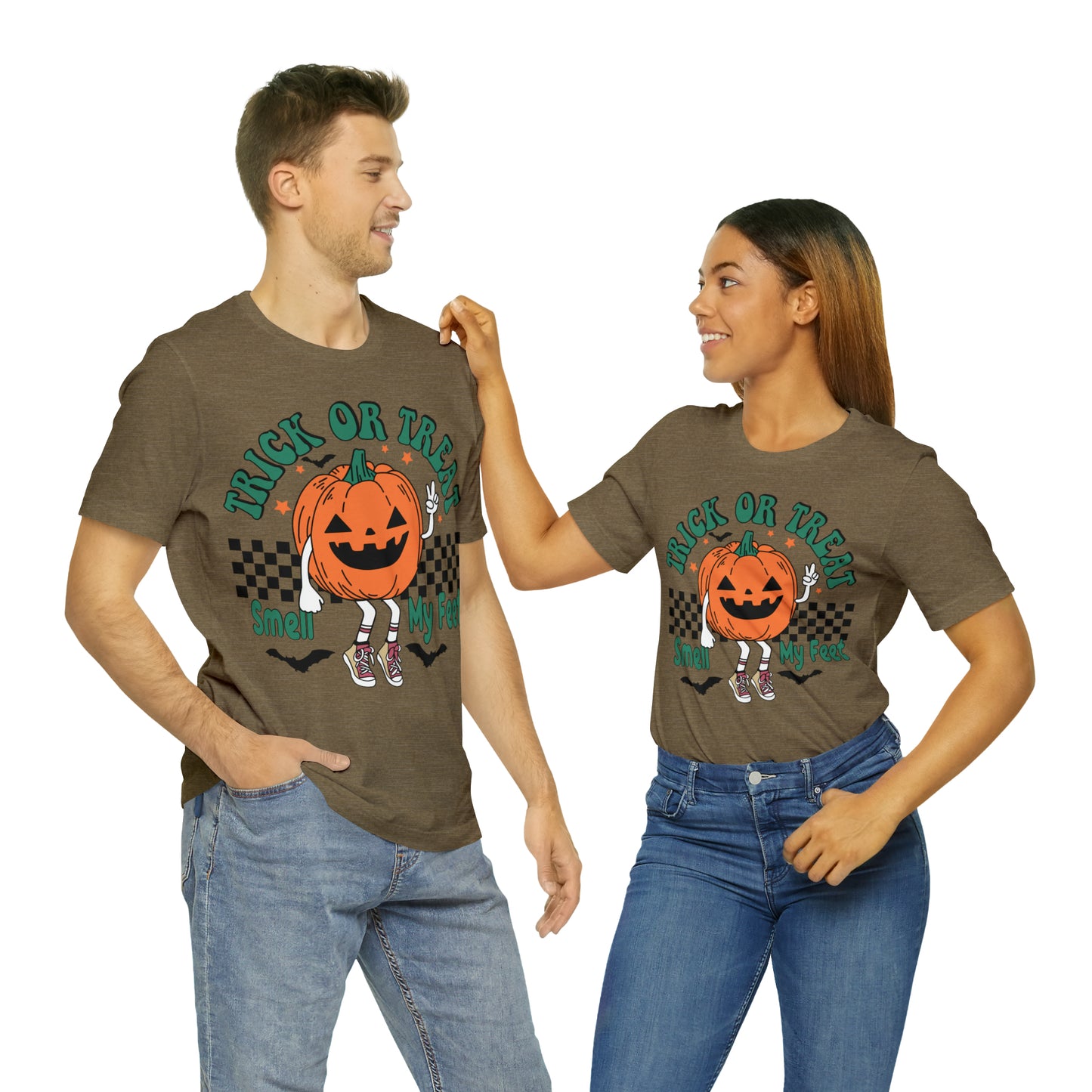 Trick or Treat Smell My Feet | Unisex Jersey Short Sleeve Tee